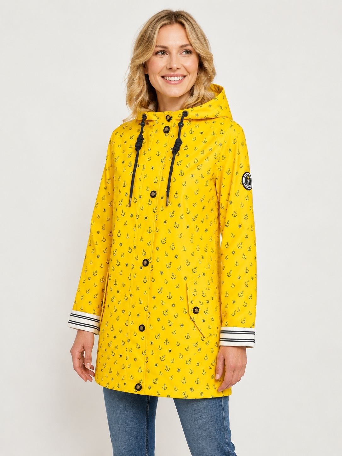 ankerglut Regenjacke "Friesennerz ANKERGLUTZAUBER" mit Kapuze auch in Großen Größen erhältlich