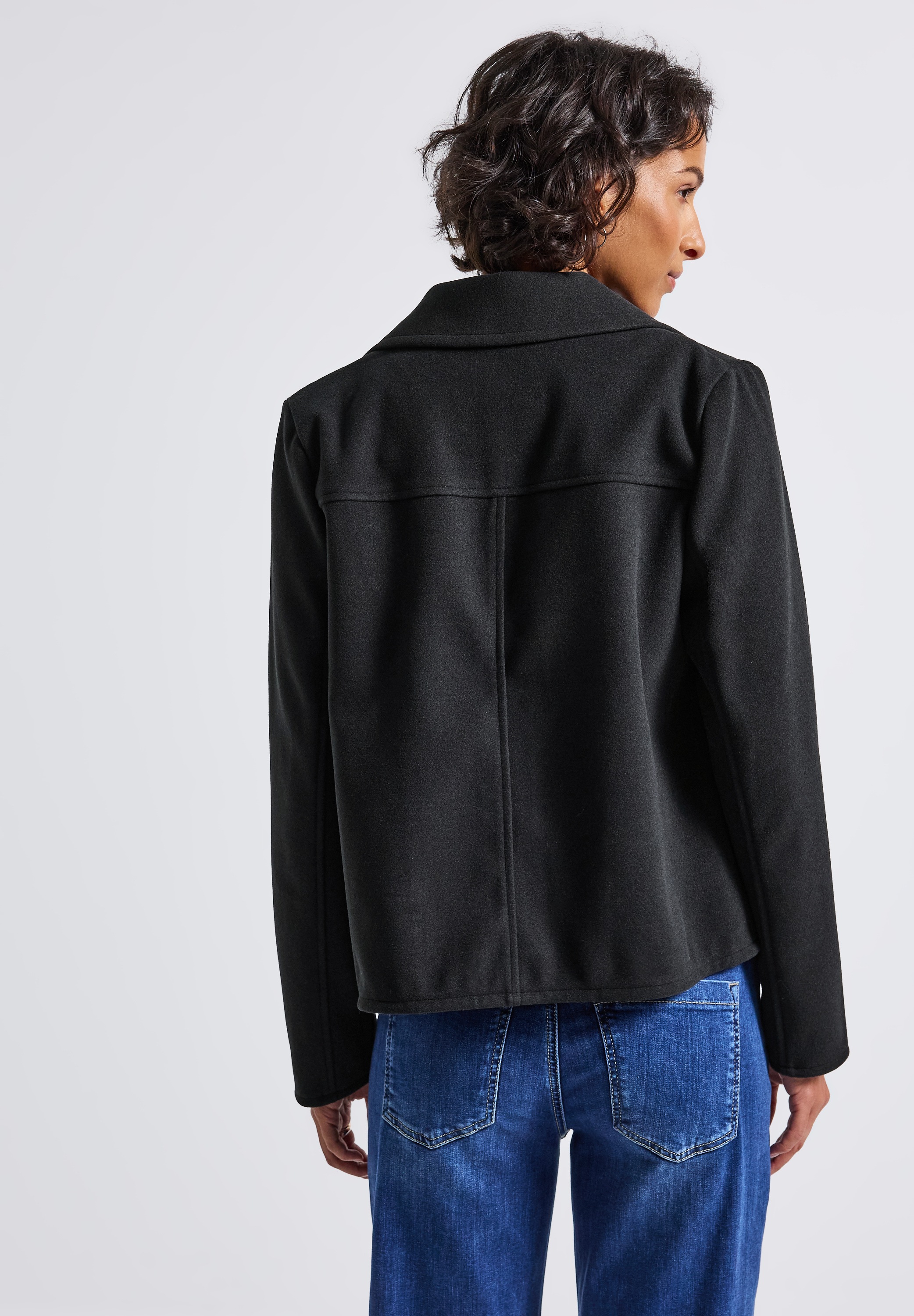 STREET ONE Kurzjacke ohne Kapuze mit Reverskragen günstig online kaufen