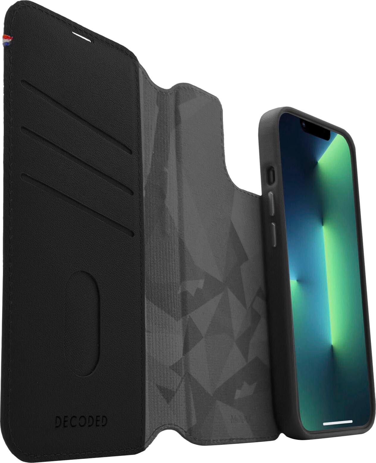 DECODED Smartphone-Hülle »Leather Detachable Wallet iPhone 14 Plus«, iPhone 14 Plus