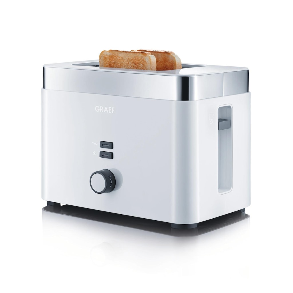 Graef Toaster »TO 61«, 2 kurze Schlitze, für 2 Scheiben, 888 W