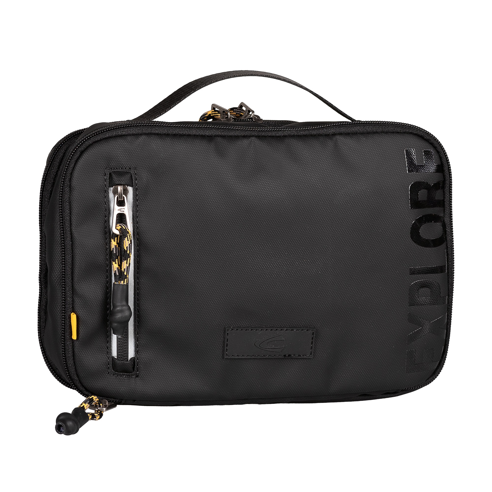 camel active Kulturbeutel "Explore" Unisex Kosmetiktasche mit reflektierende Reißverschlüsse