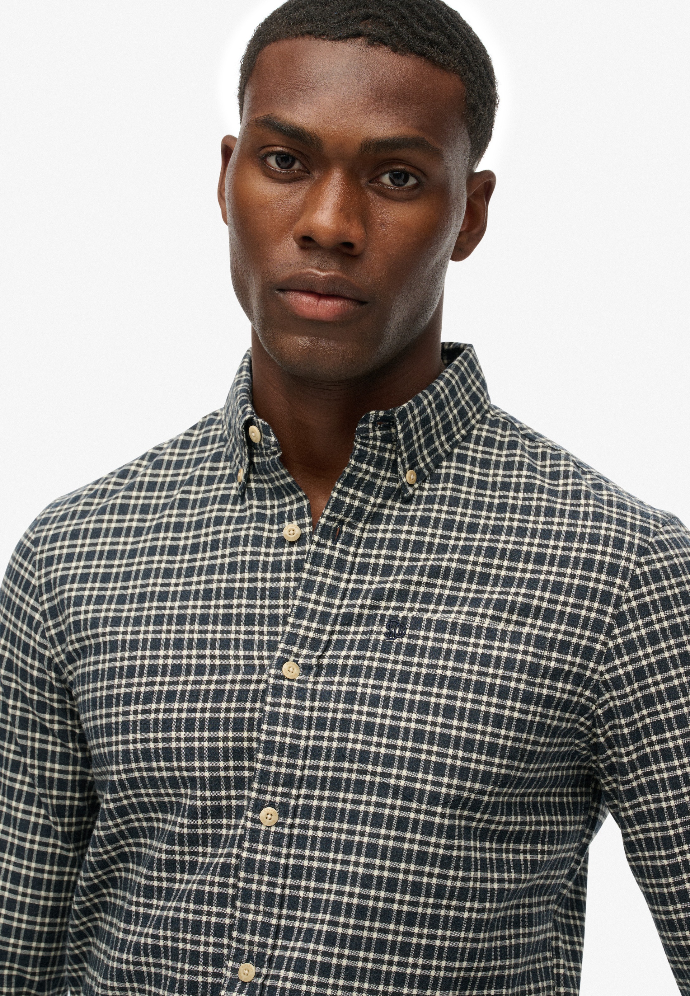 Superdry Langarmhemd »PREMIUM CHECK OXFORD SHIRT«
