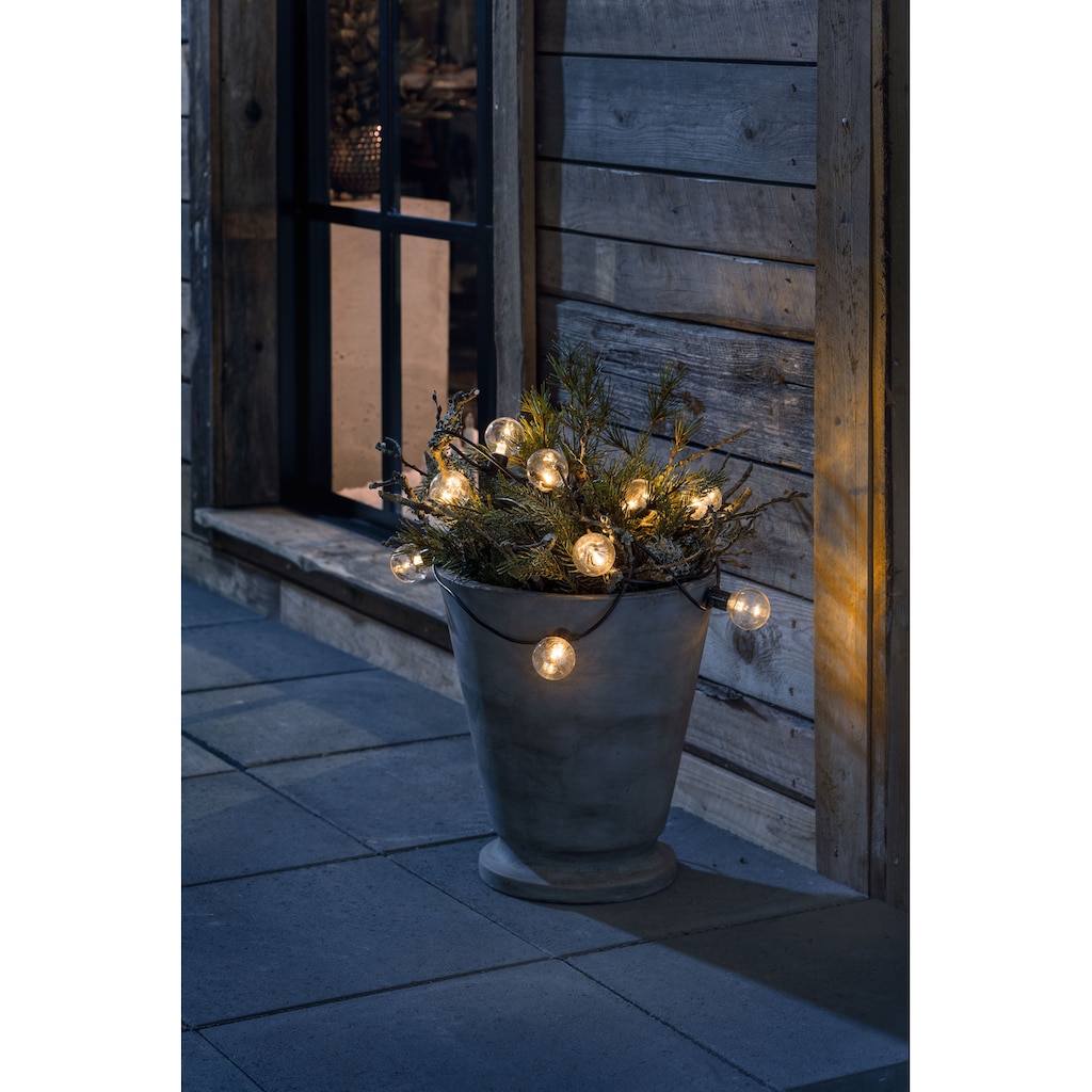 KONSTSMIDE LED-Lichterkette »Weihnachtsdeko aussen«, 20 St.-flammig