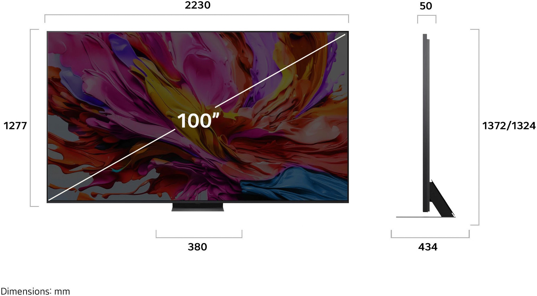LG QNED-Fernseher »100QNED86A6«, 4K Ultra HD, Smart-TV