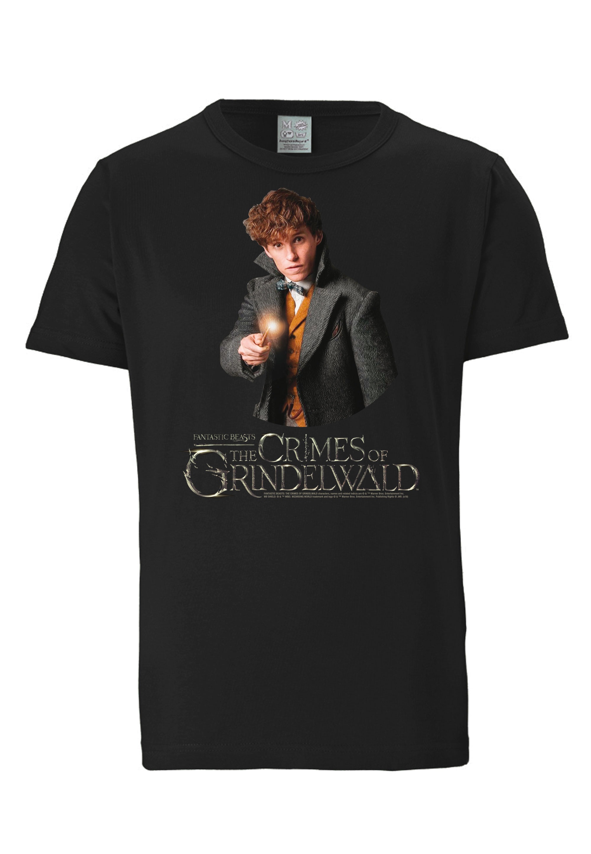 LOGOSHIRT T-Shirt »Newt Scamander«, mit Phantastische Tierwesen-Frontprint