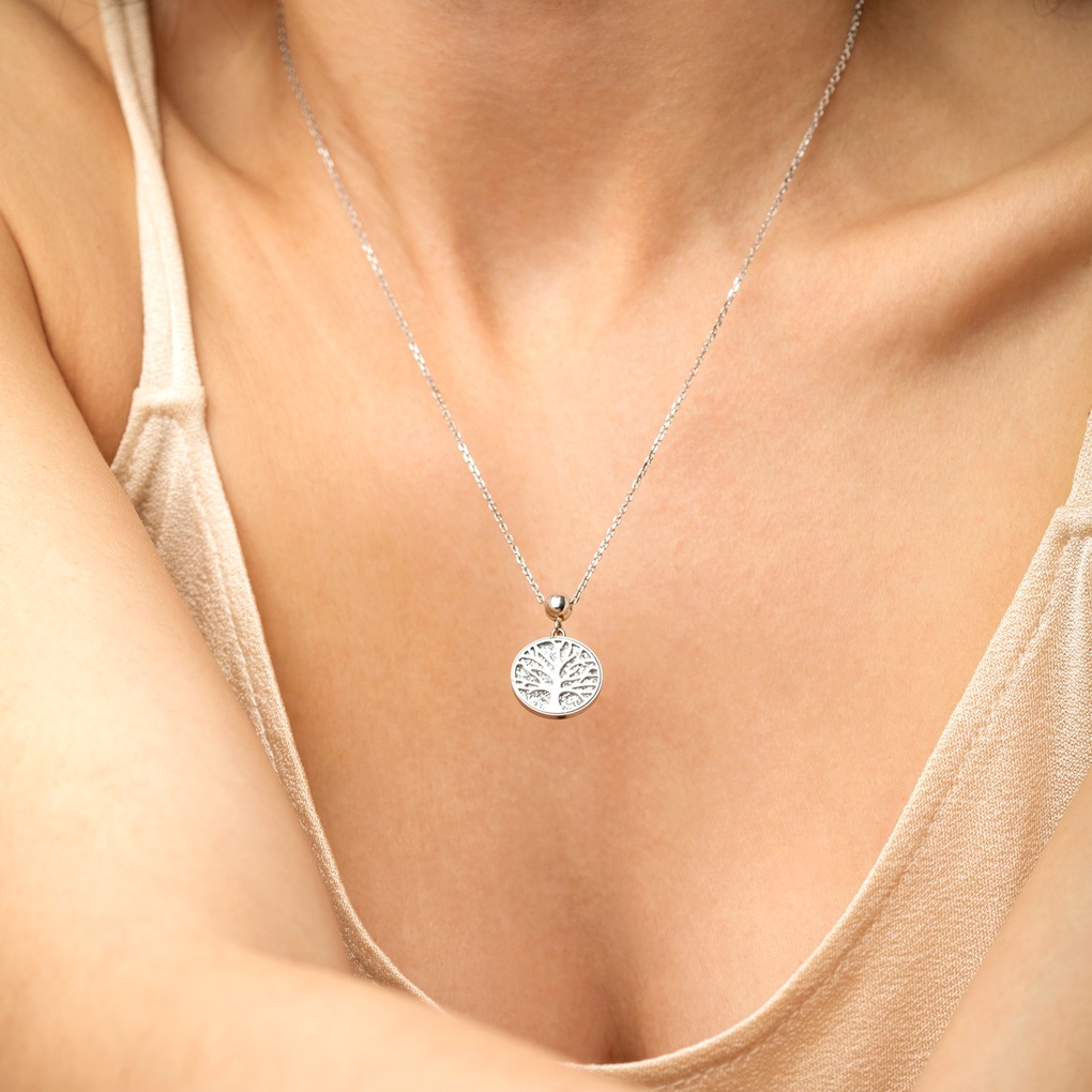 Lotus Kette mit Anhänger »Essentials - Baum des Lebens«