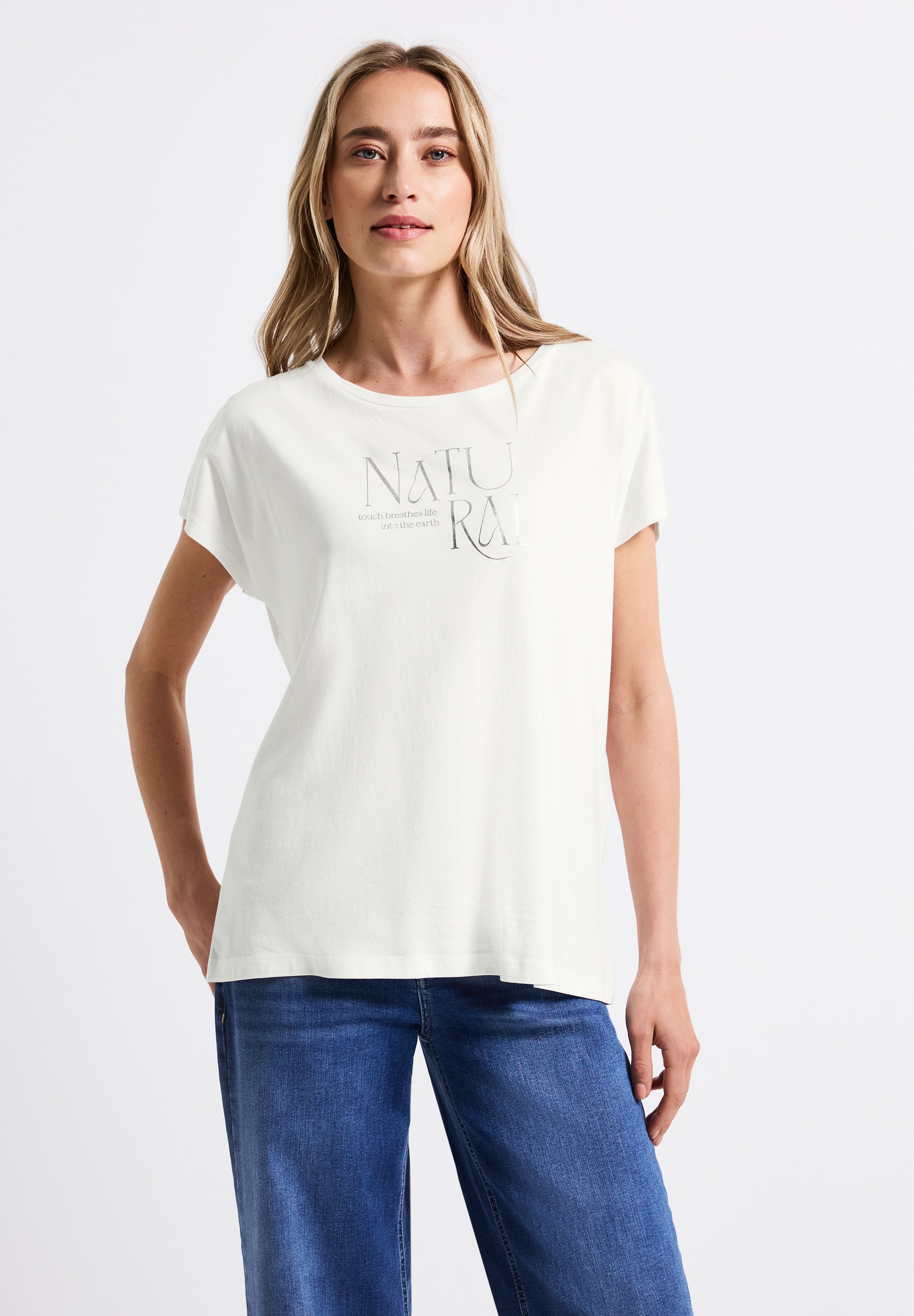 STREET ONE Shirttop mit Schriftzug günstig online kaufen
