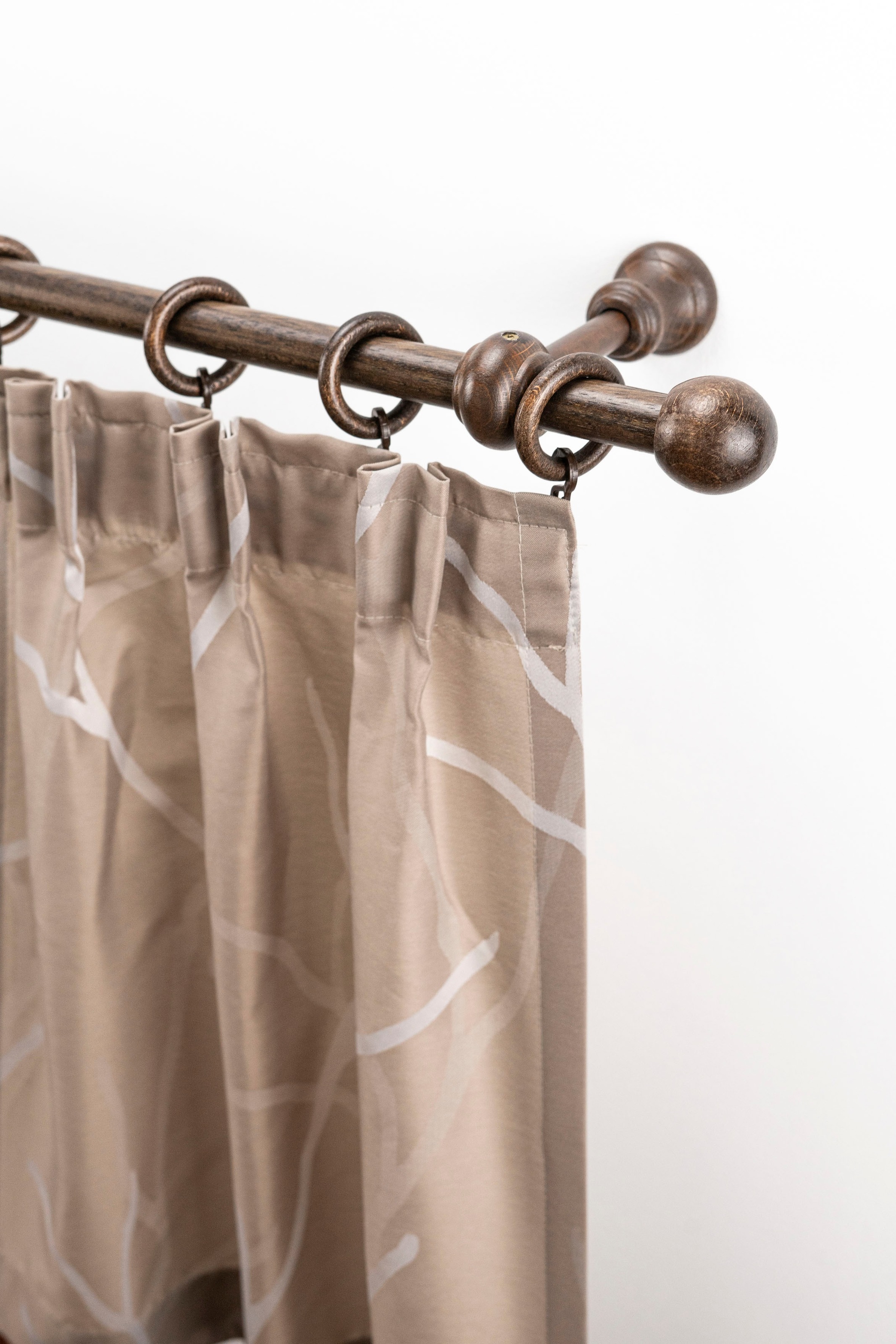 GARESA Gardinenstange "BAROCK" Ø 20 mm 1 läufig-läufig Wunschmaßlänge;Ringe günstig online kaufen