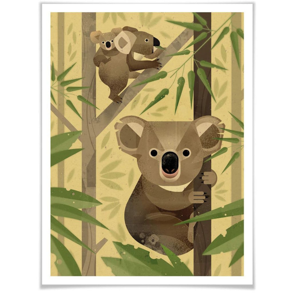 Wall-Art Poster »Koala«, Tiere, (1 St.)