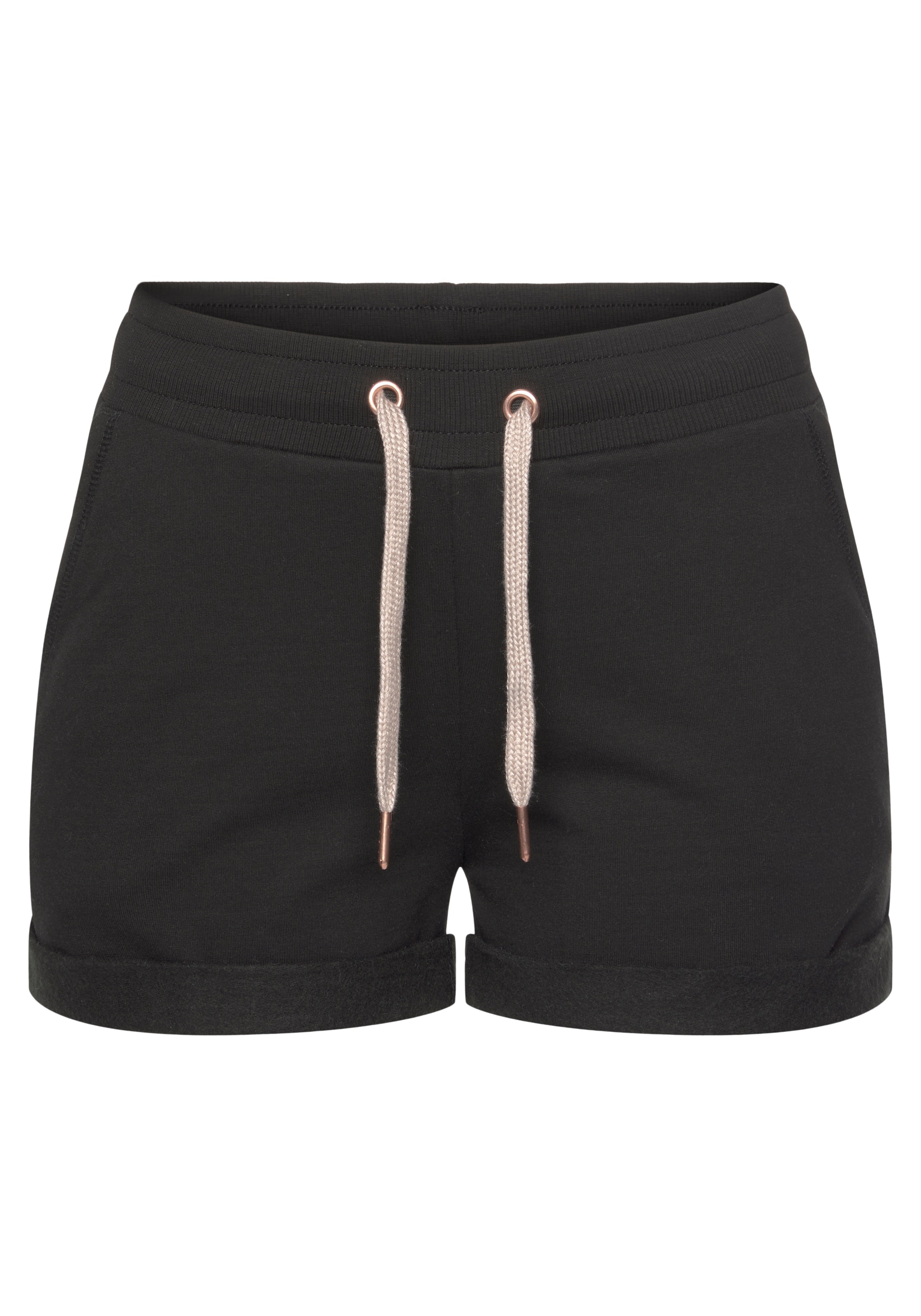 LASCANA Shorts, mit Rippbündchen und Umschlagsaum, Loungewear günstig online kaufen