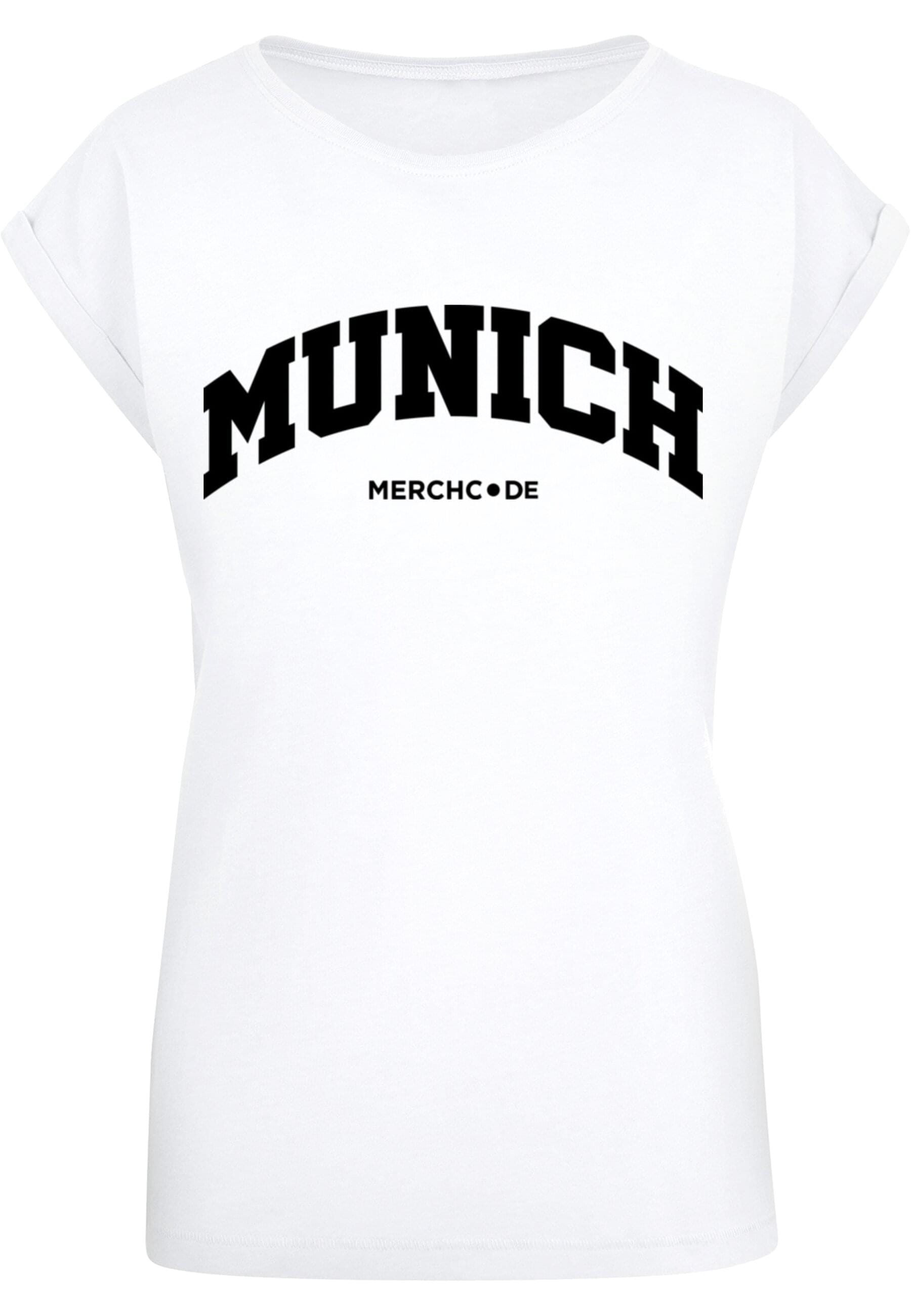 Merchcode T-Shirt "Merchcode Damen Ladies Munich Wording - T-Shirt" günstig online kaufen