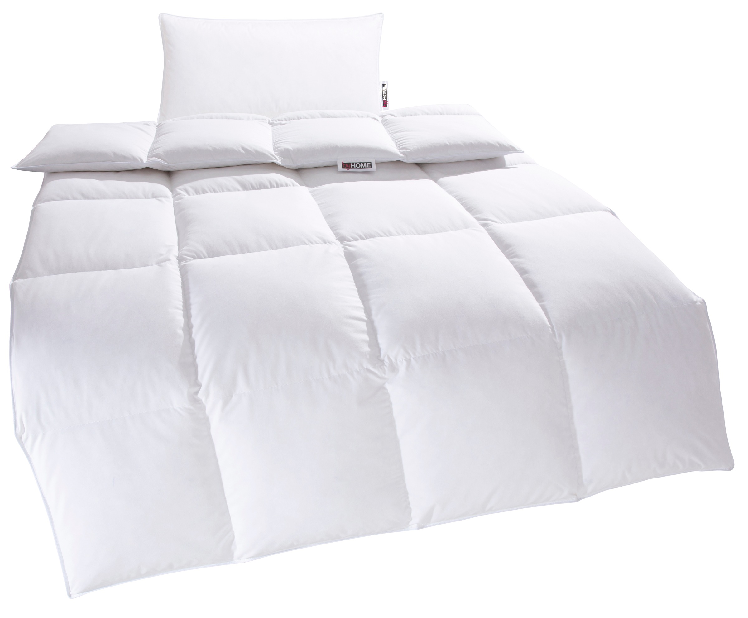 my home Kassettenbett + Kopfkissen "RINA, Bettdecke in 135x200 & 155x220 cm günstig online kaufen