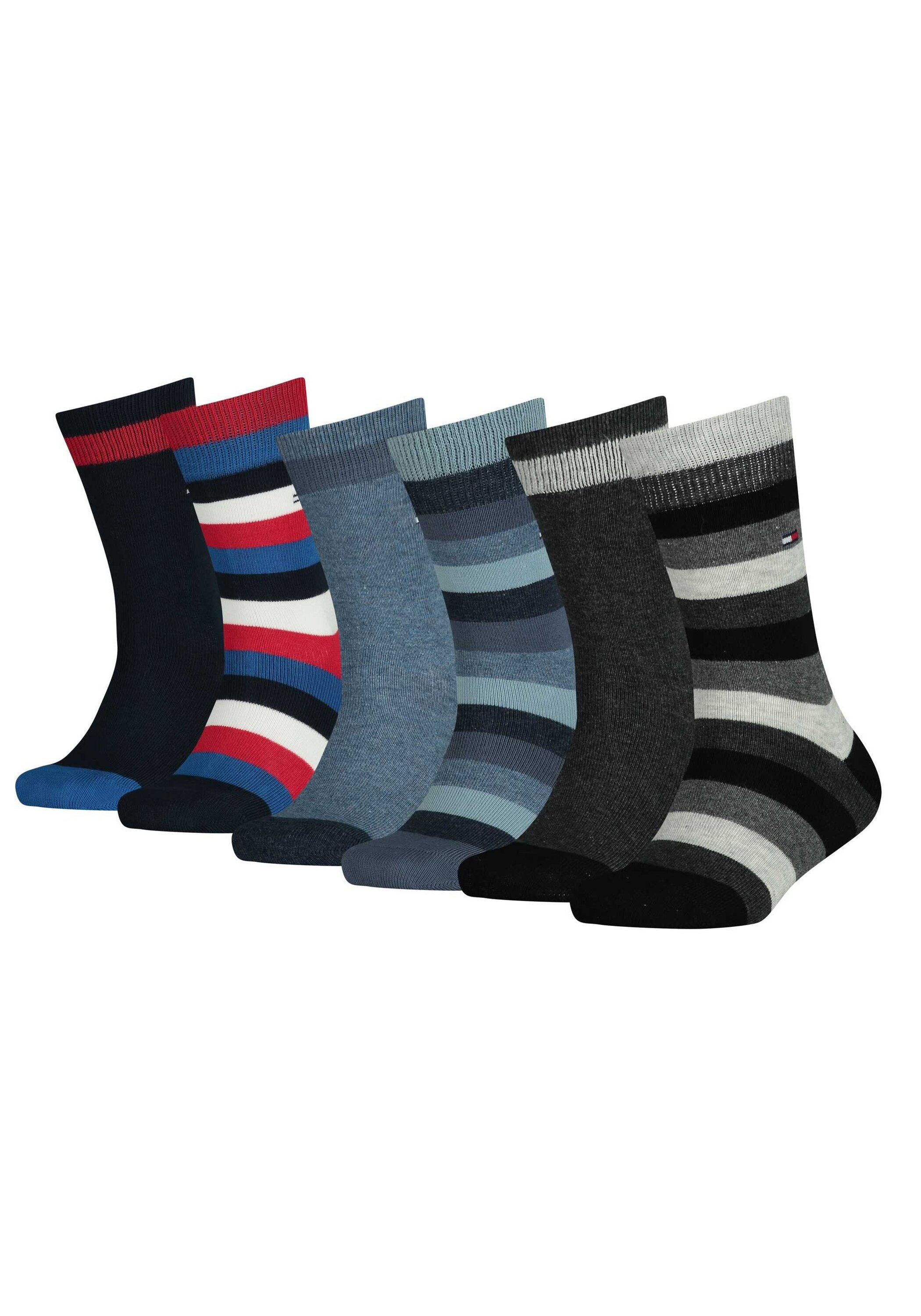 MUSTANG Herren Socken 6er Pack – Aus Gekämmter Bio-Baumwolle, Mit Verstärkten Fersen & Zehen, Weicher Komfortbund