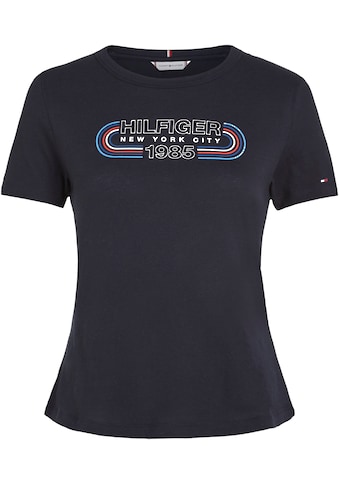 TOMMY HILFIGER Marškinėliai »SLIM TRACK hilfiger C-NK...