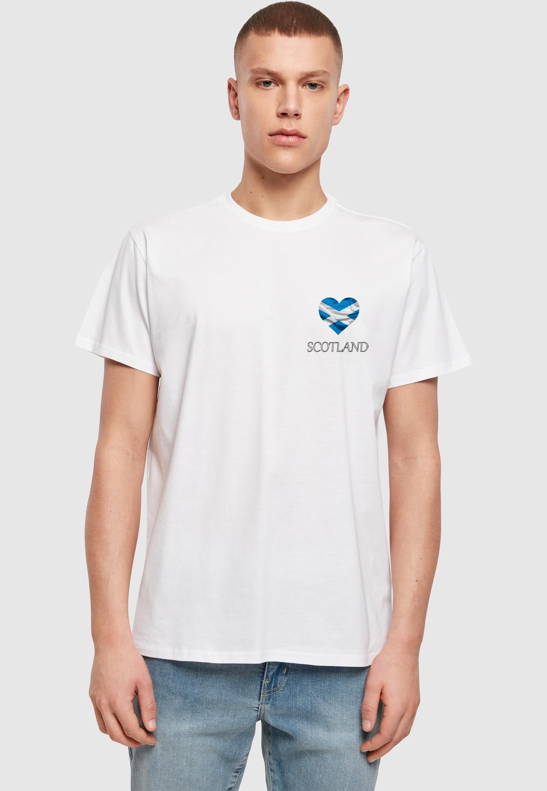 Merchcode T-Shirt »Merchcode Merchcode Football - Scotland T-shirt«, (1 tlg.)