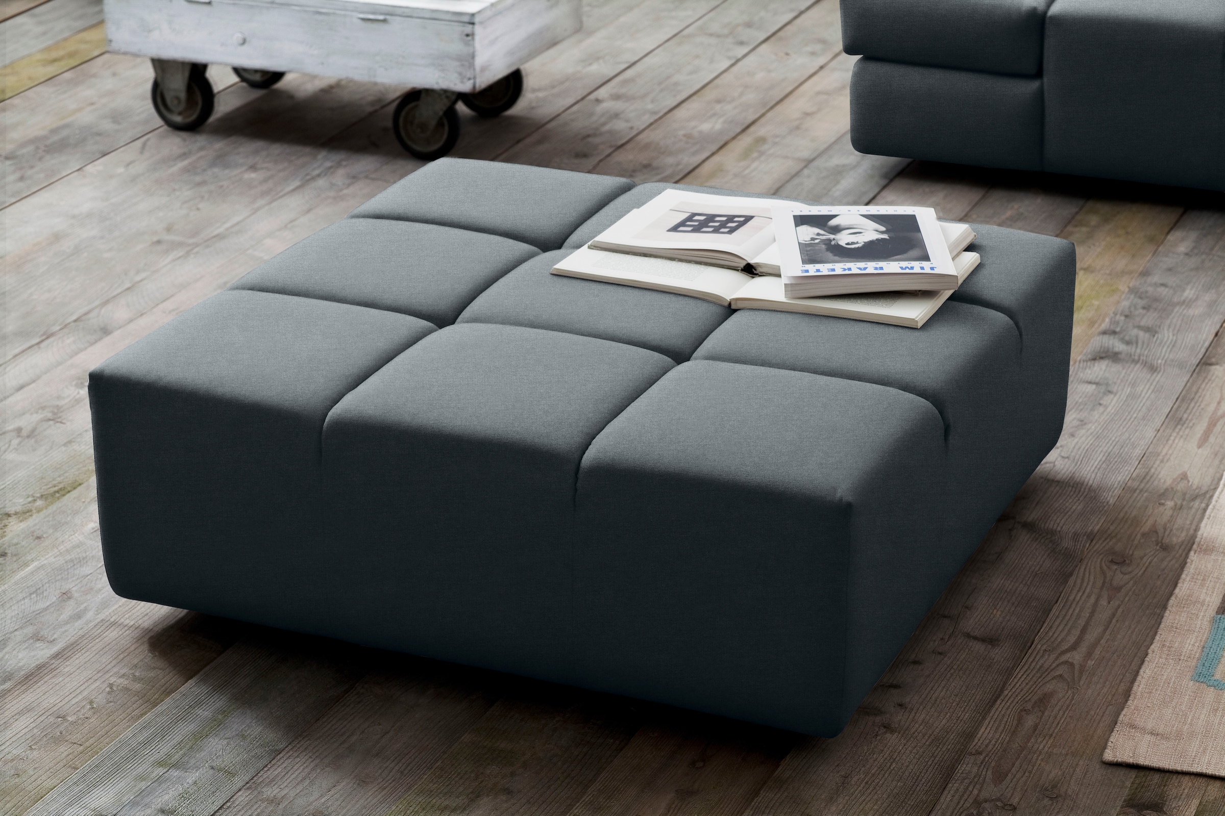 INOSIGN Polsterhocker »Ancona«, passend zur "Ancona"-Polsterserie, auch in Cord + Easy Care