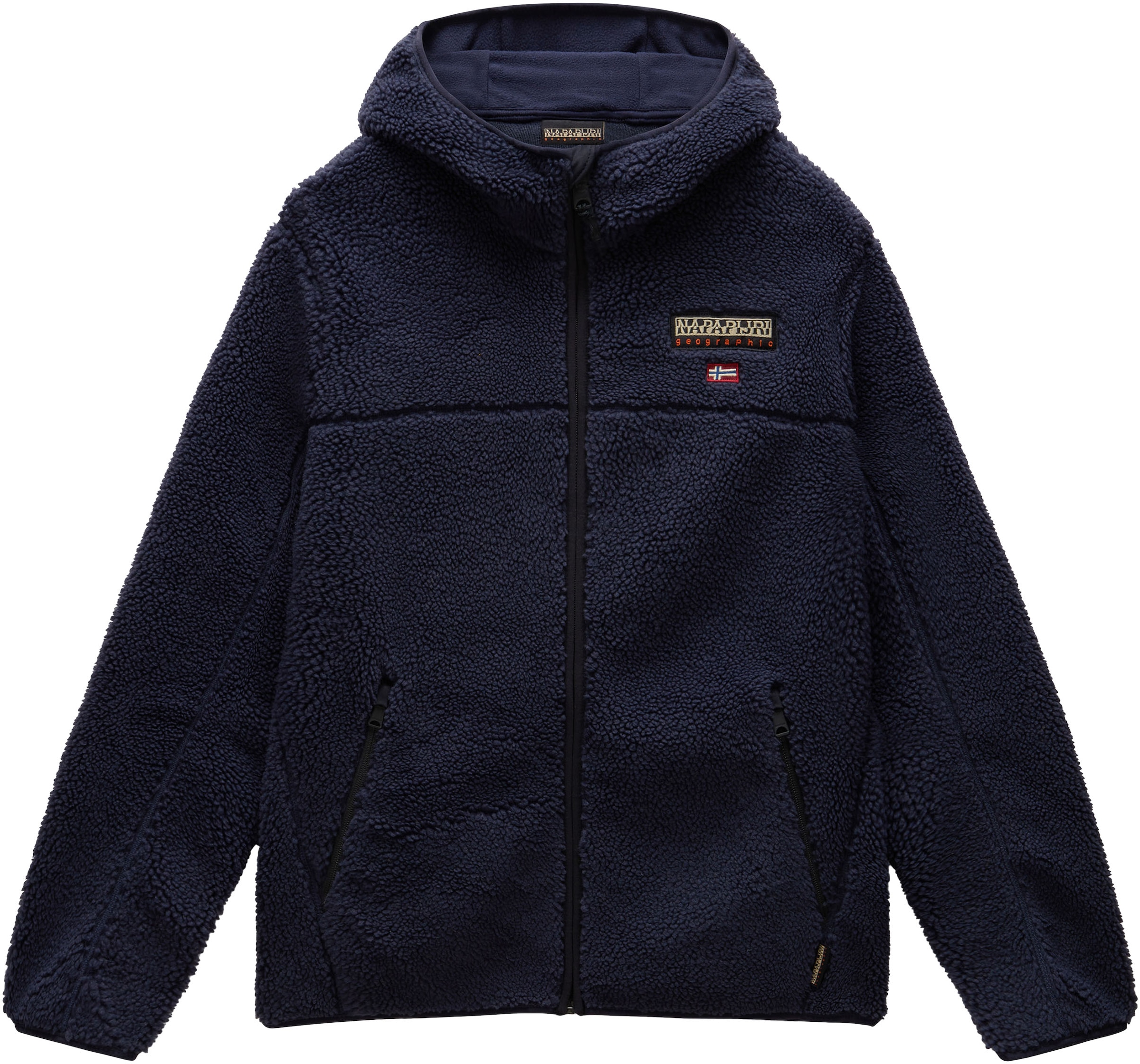 Napapijri Fleecejacke »TYNIK«, mit Kapuze