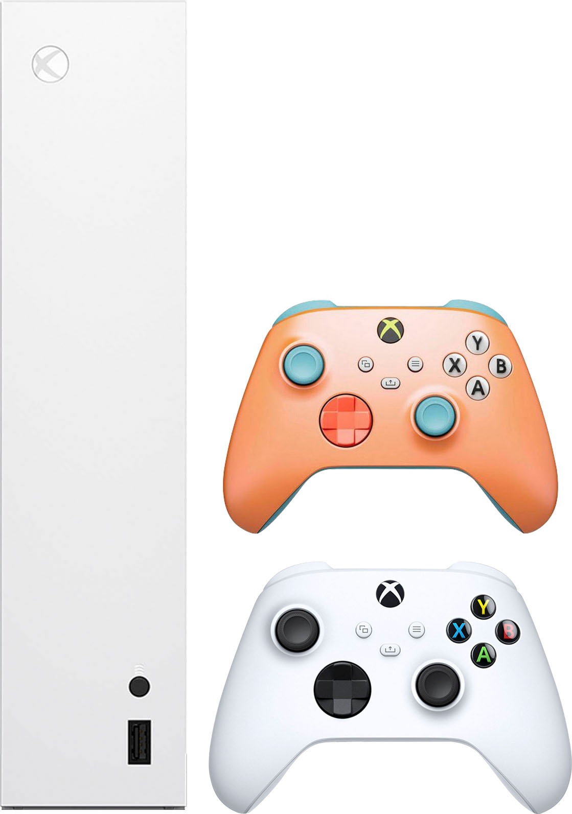 Xbox Spielekonsole »Series S + Controller OPI Sunkissed Vibes«