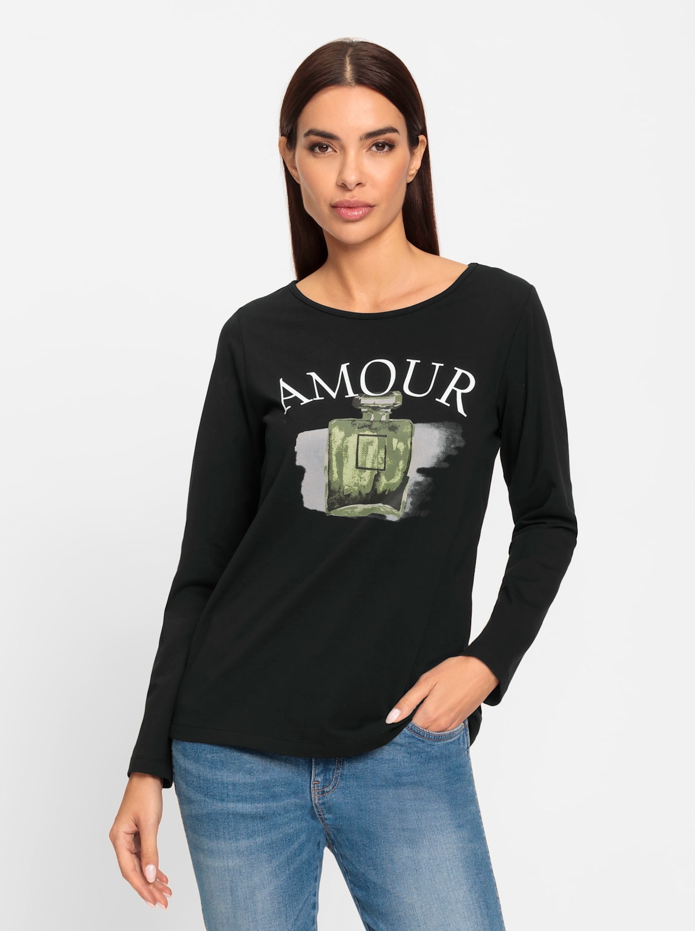 heine Langarmshirt "Shirt", (1 tlg.) günstig online kaufen