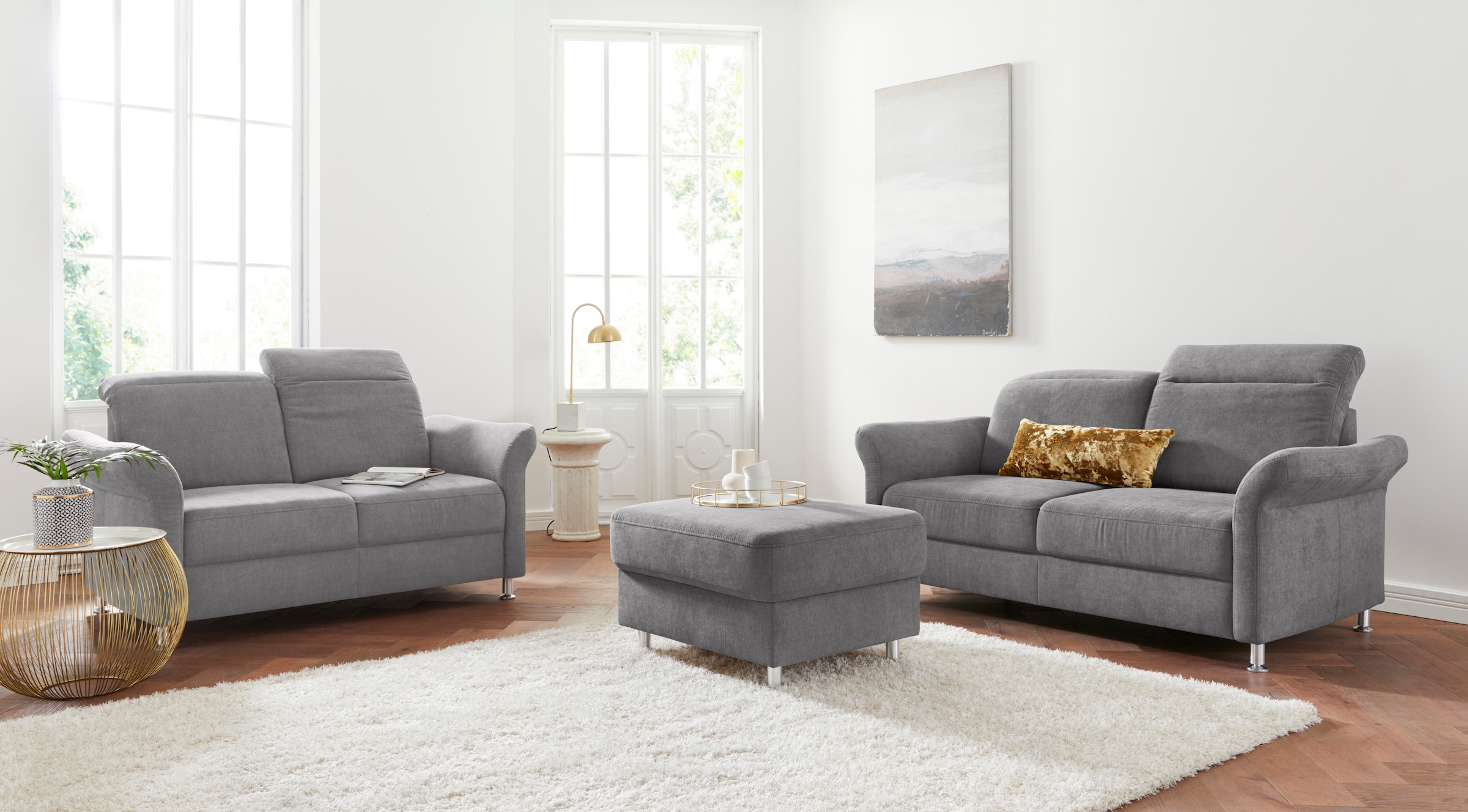 sit&more Stauraumhocker »Darwin«, inklusive Federkern und Stauraum