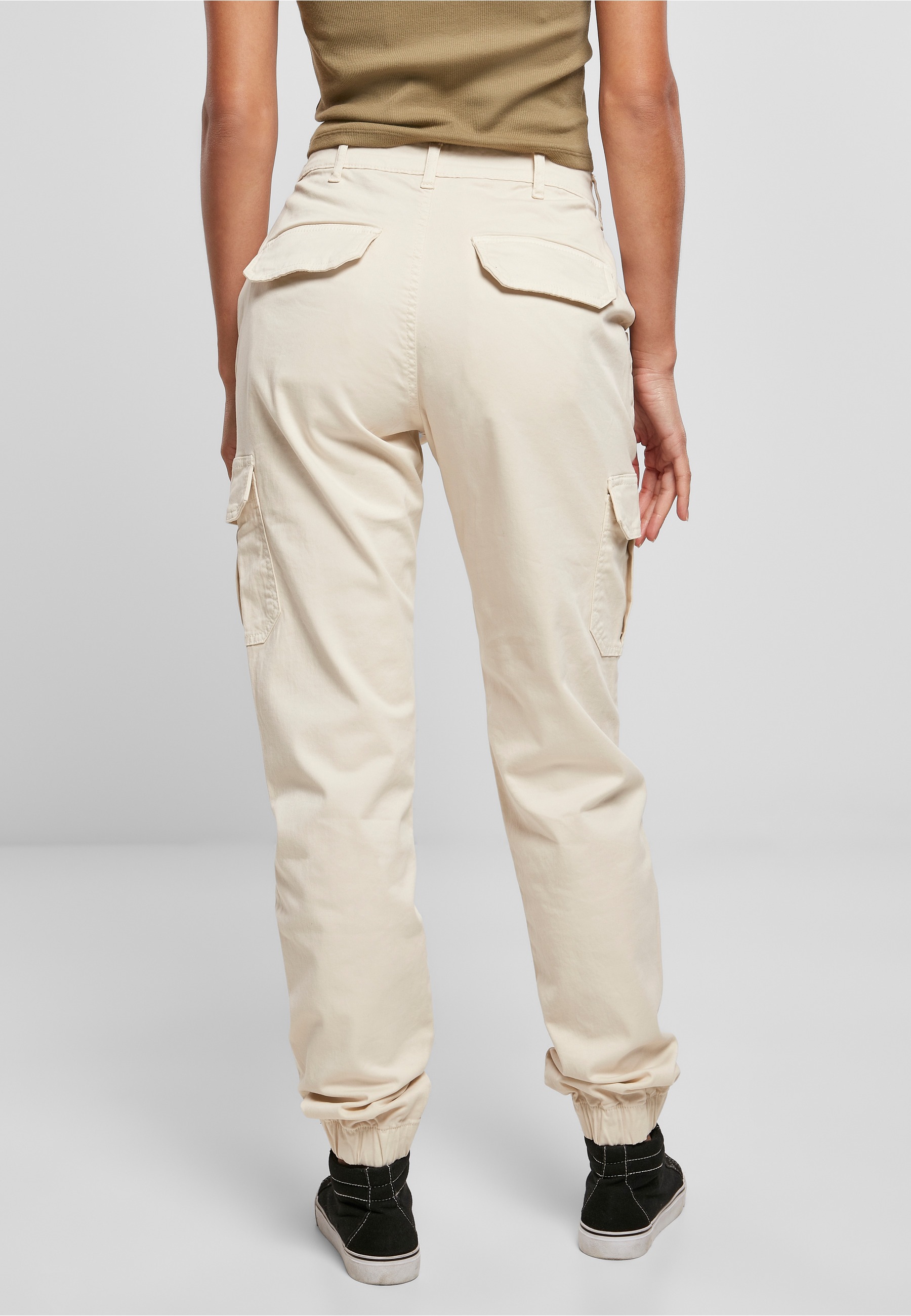 URBAN CLASSICS Cargohose »Urban Classics Damen Ladies High Waist Cargo Pants«