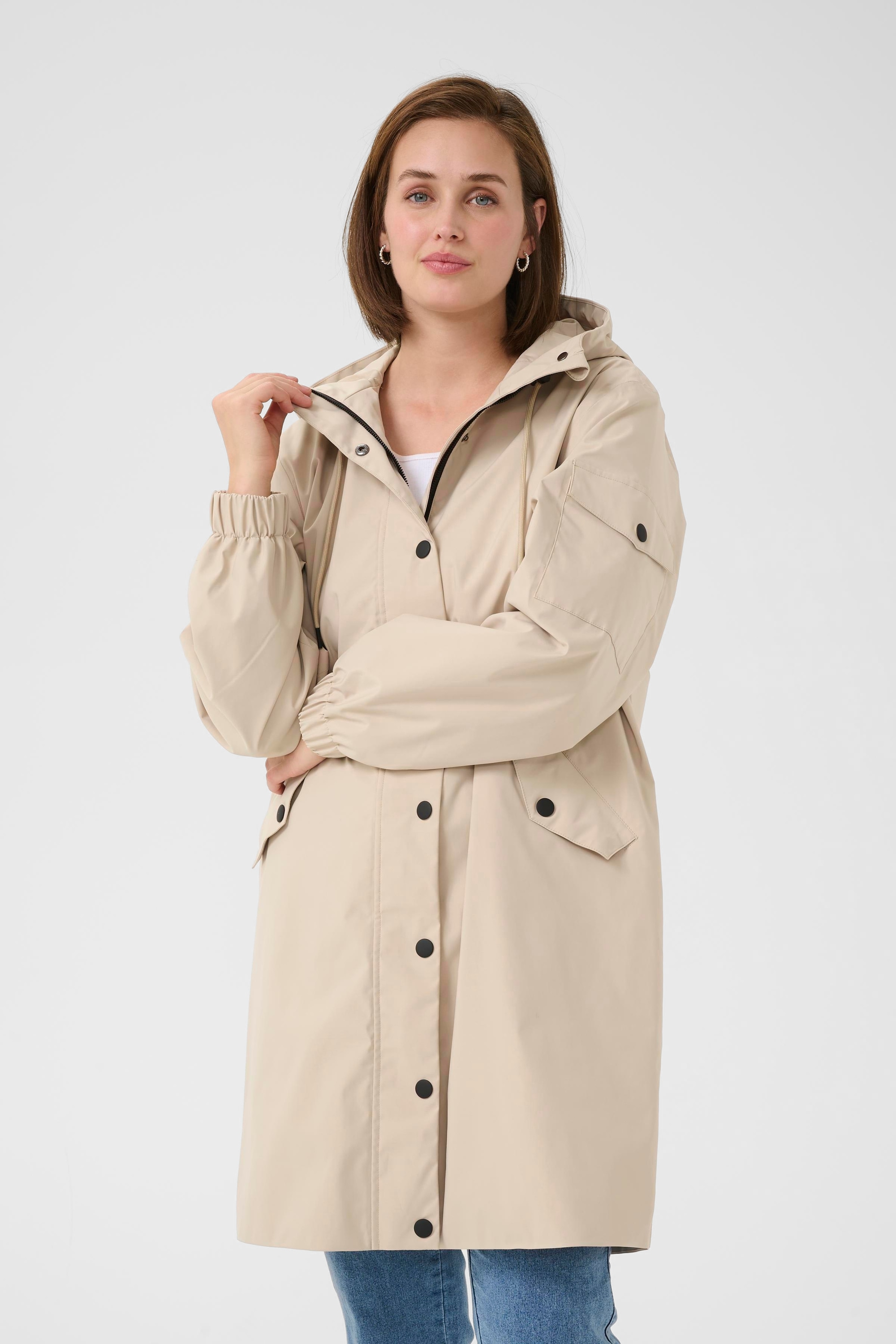 KAFFE Wintermantel »Damen Jacke KAennie«