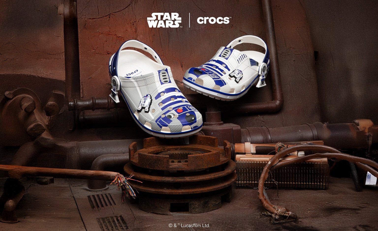 Crocs Clog »Star Wars R2D2 Cls Clog T«  Fan Geschenk, Hausschuh mit coolem Motiv