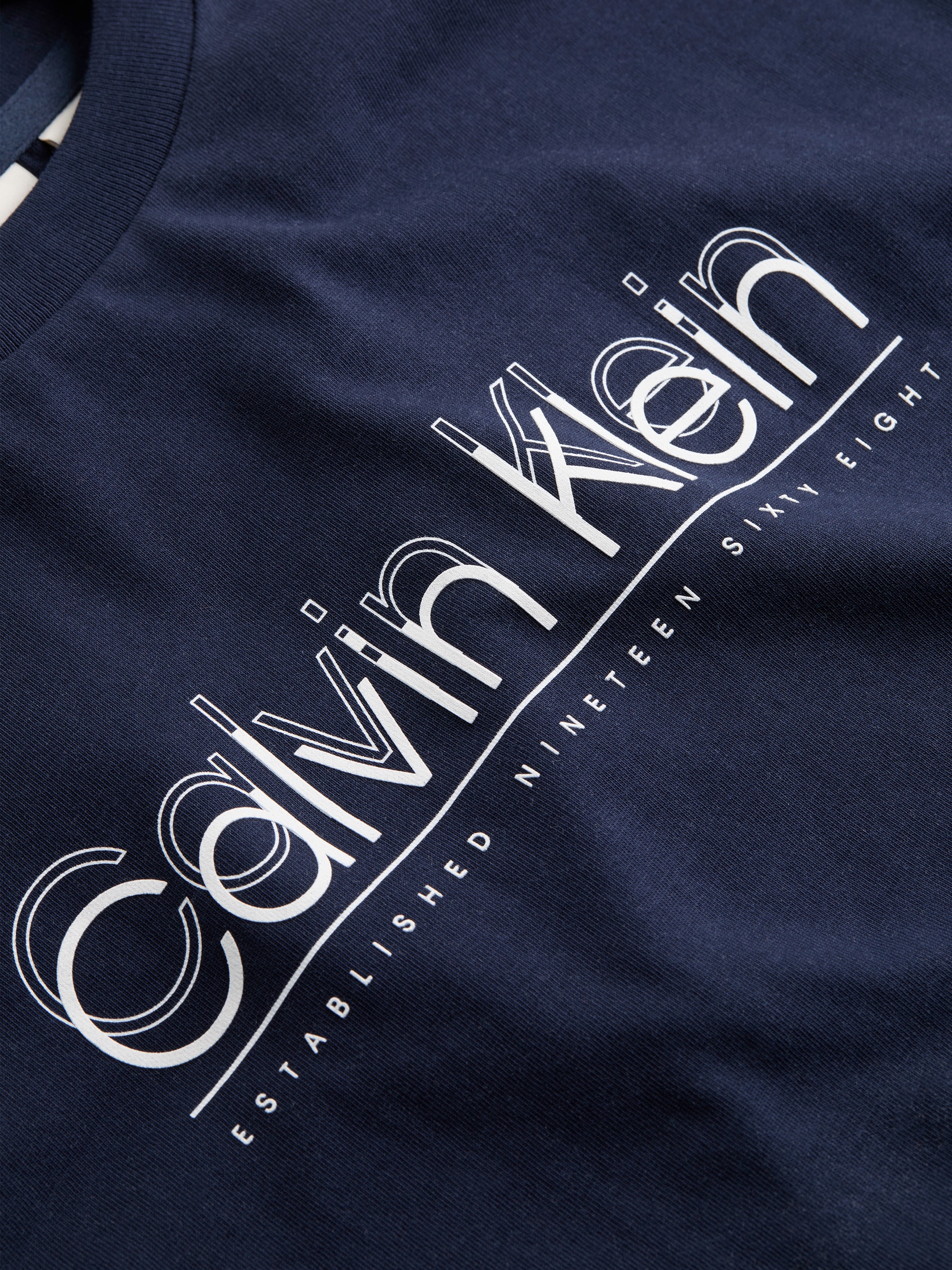 Calvin Klein T-Shirt »CP-DOUBLE LOGO T-SHIRT«, mit großem Logoschriftzug