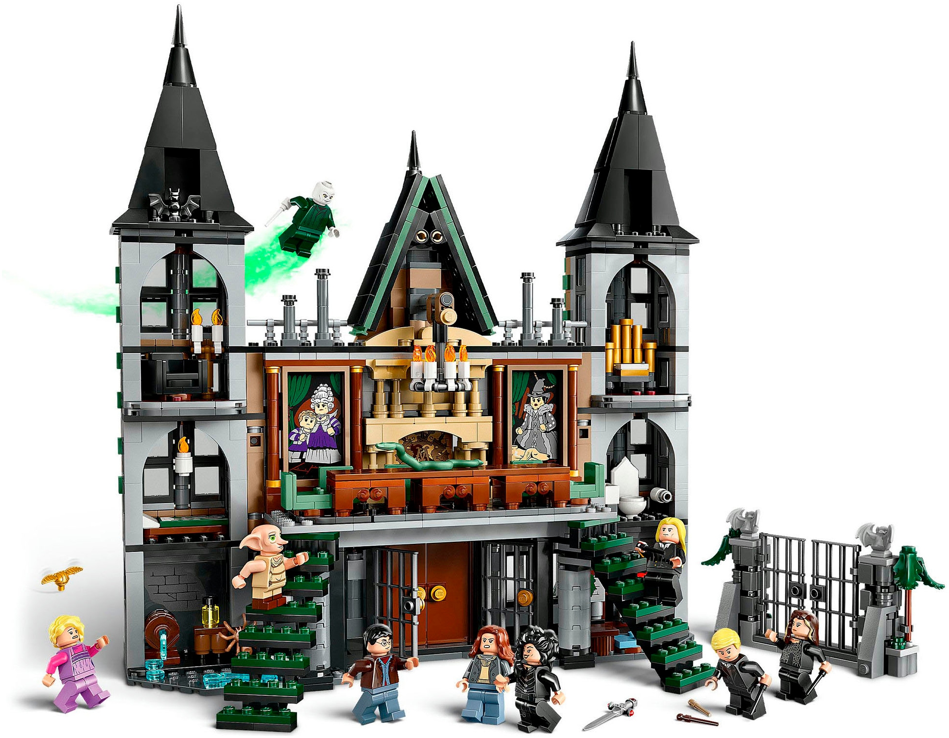 LEGO® Konstruktionsspielsteine »Landsitz der Familie Malfoy (76453), LEGO Harry Potter«, (1601 St.), Made in Europe