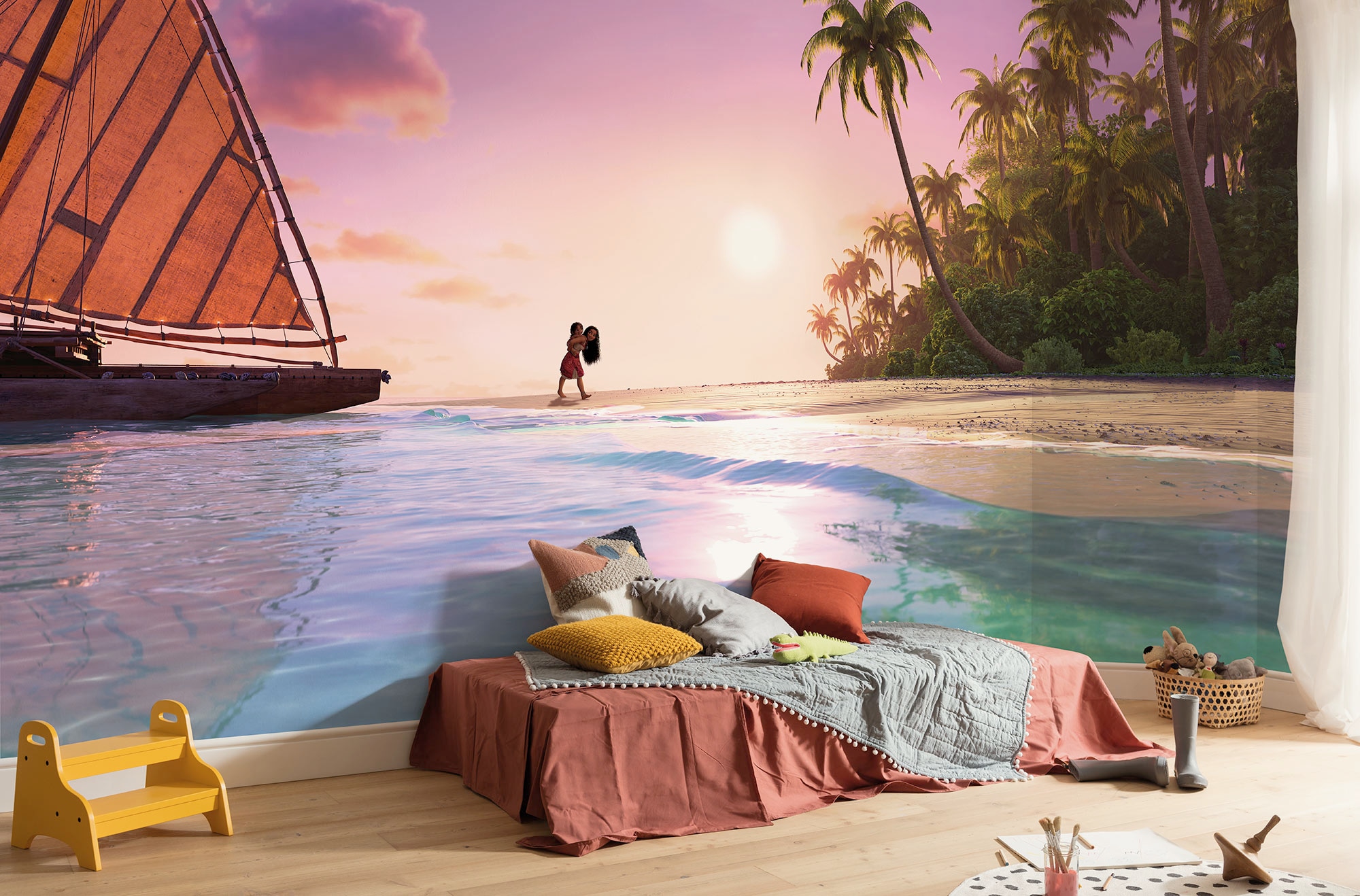 Komar Kindertapete "Disney Moana 2 Ocean Spirit" bedruckt glatt