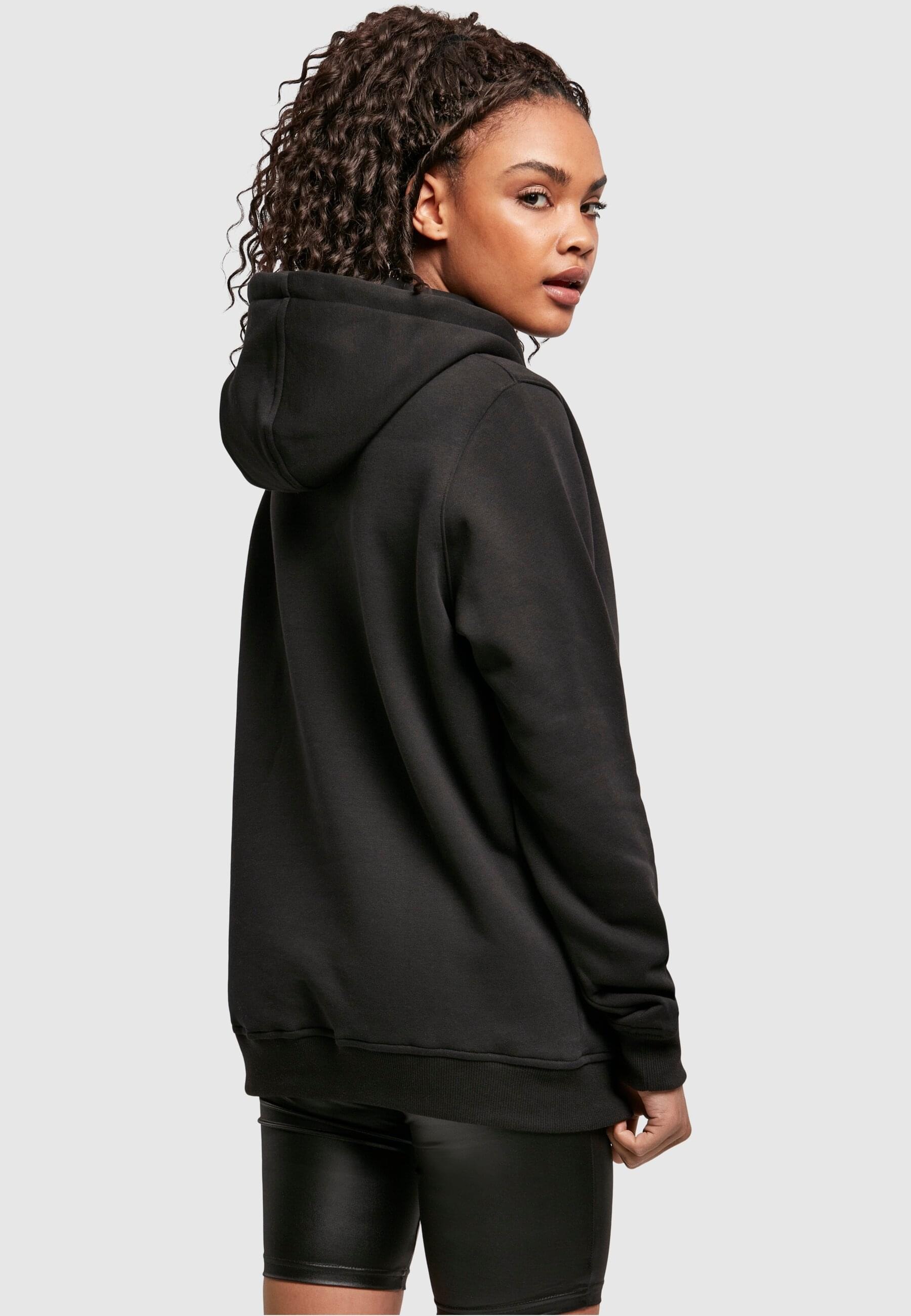 MisterTee Rundhalspullover »MisterTee Damen Ladies OFF Hoody«, (1 tlg.)