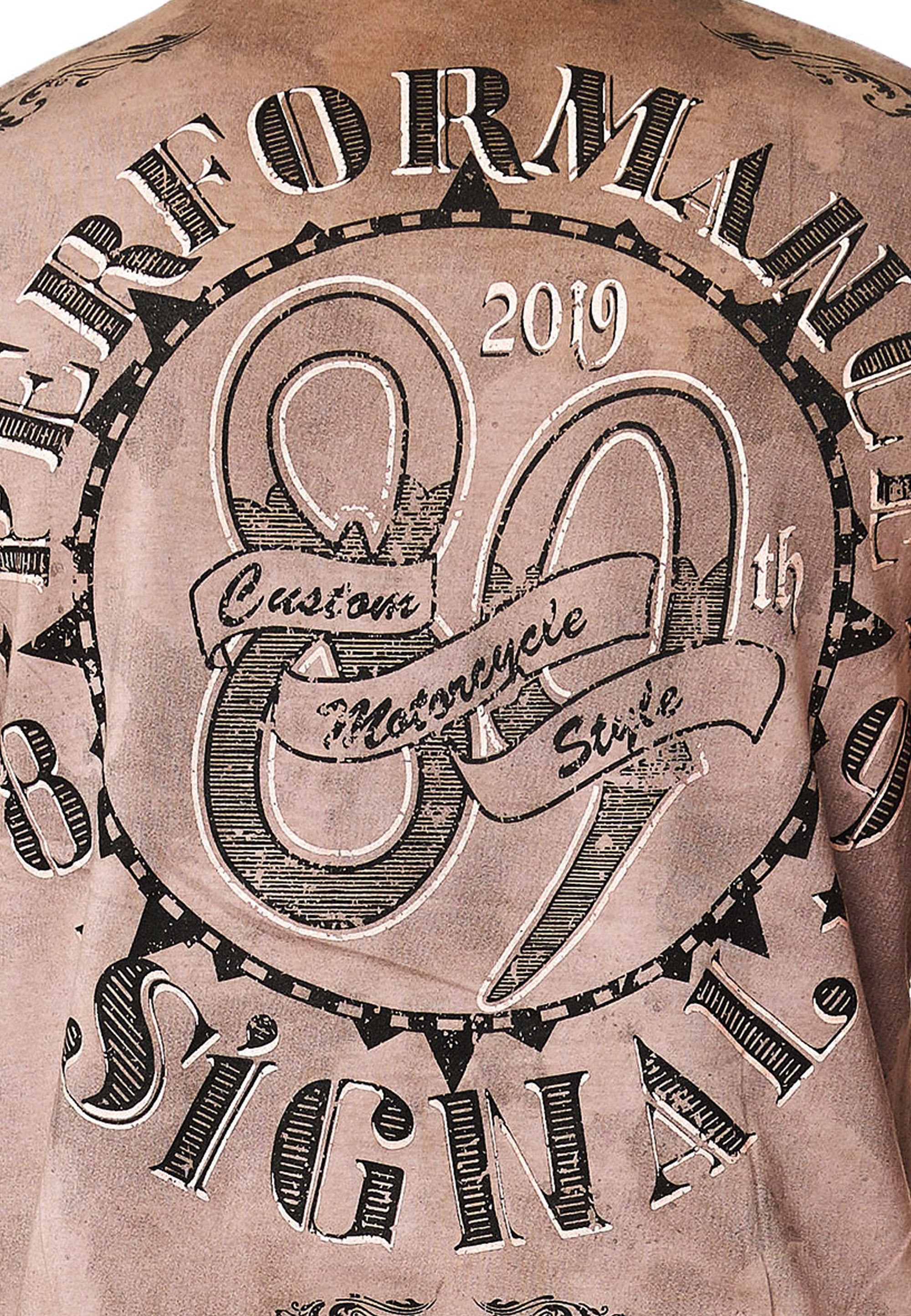 Rusty Neal T-Shirt, mit stylischem Totenkopf-Print ▷ für | BAUR