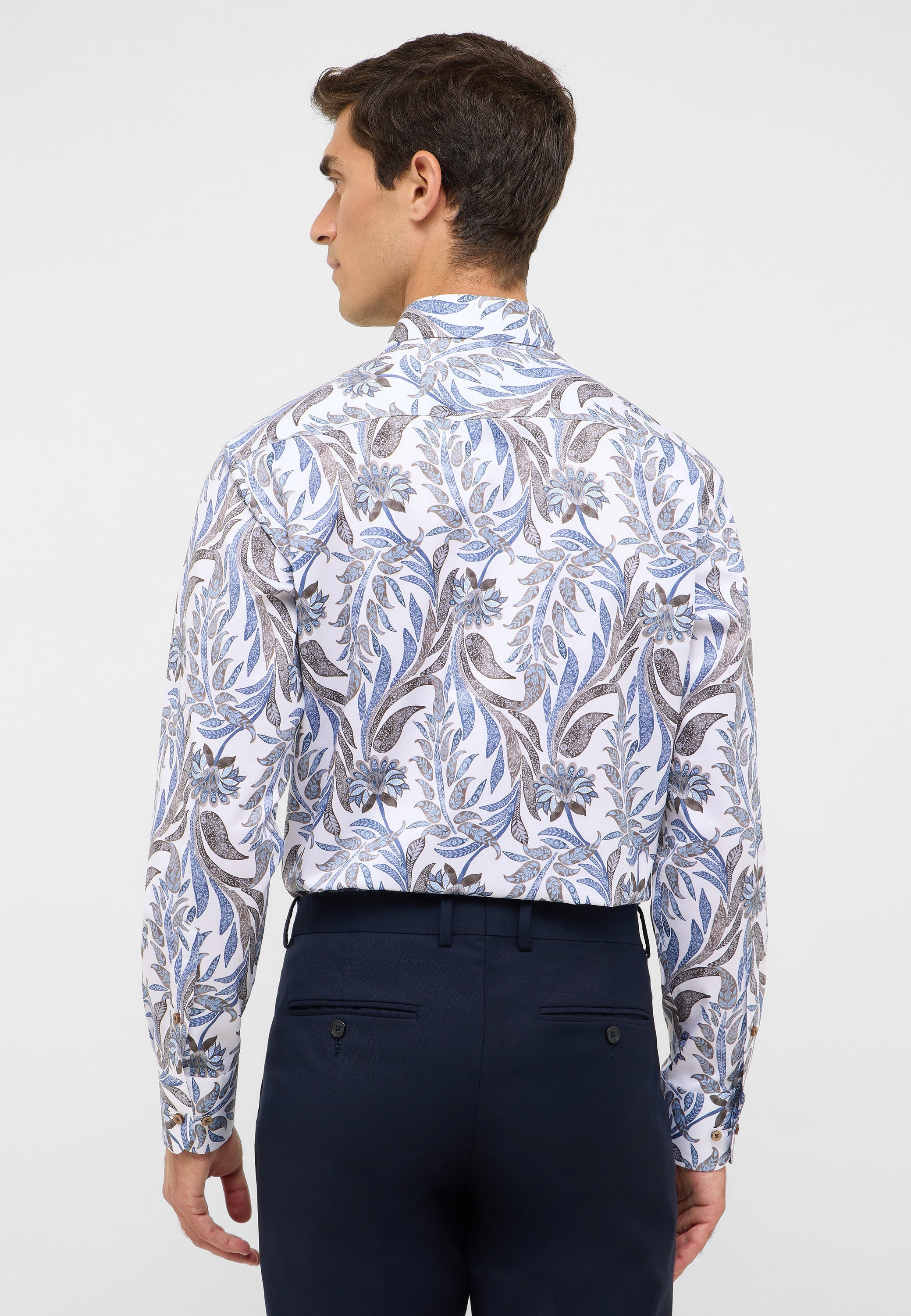 Eterna Langarmhemd »MODERN FIT«, NON IRON (bügelfrei)