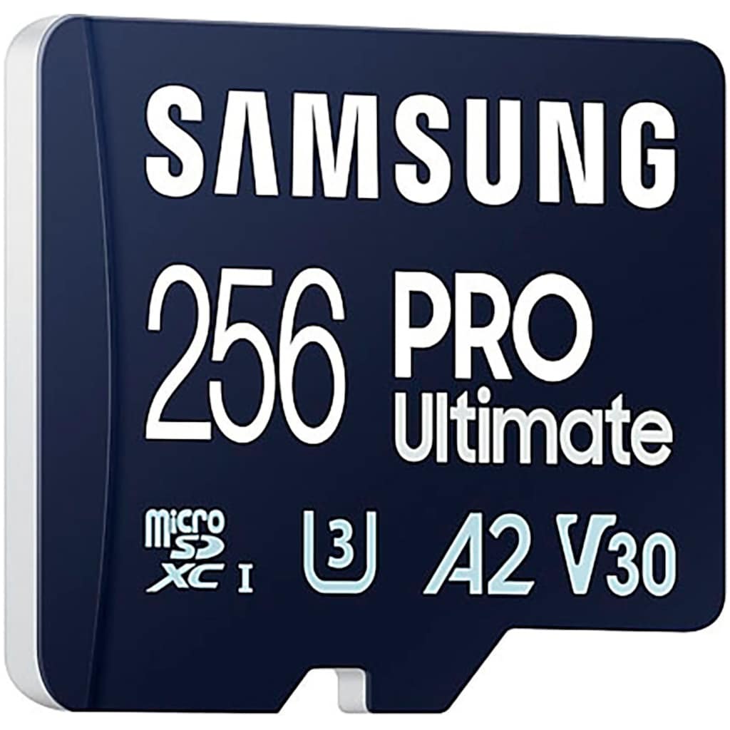 Samsung Speicherkarte »PRO Ultimate microSD 256GB«, (Video Speed Class 30 (V30)/UHS Speed Class 3 (U3) 200 MB/s Lesegeschwindigkeit)