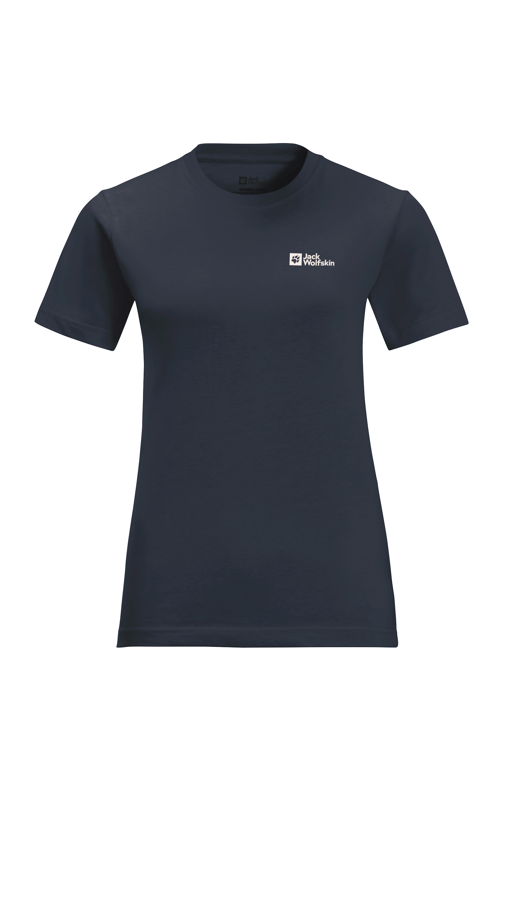 Jack Wolfskin T-Shirt »ESSENTIAL T W«, weiches, klassisches T-Shirt aus atmungsaktiver Bio-Baumwolle