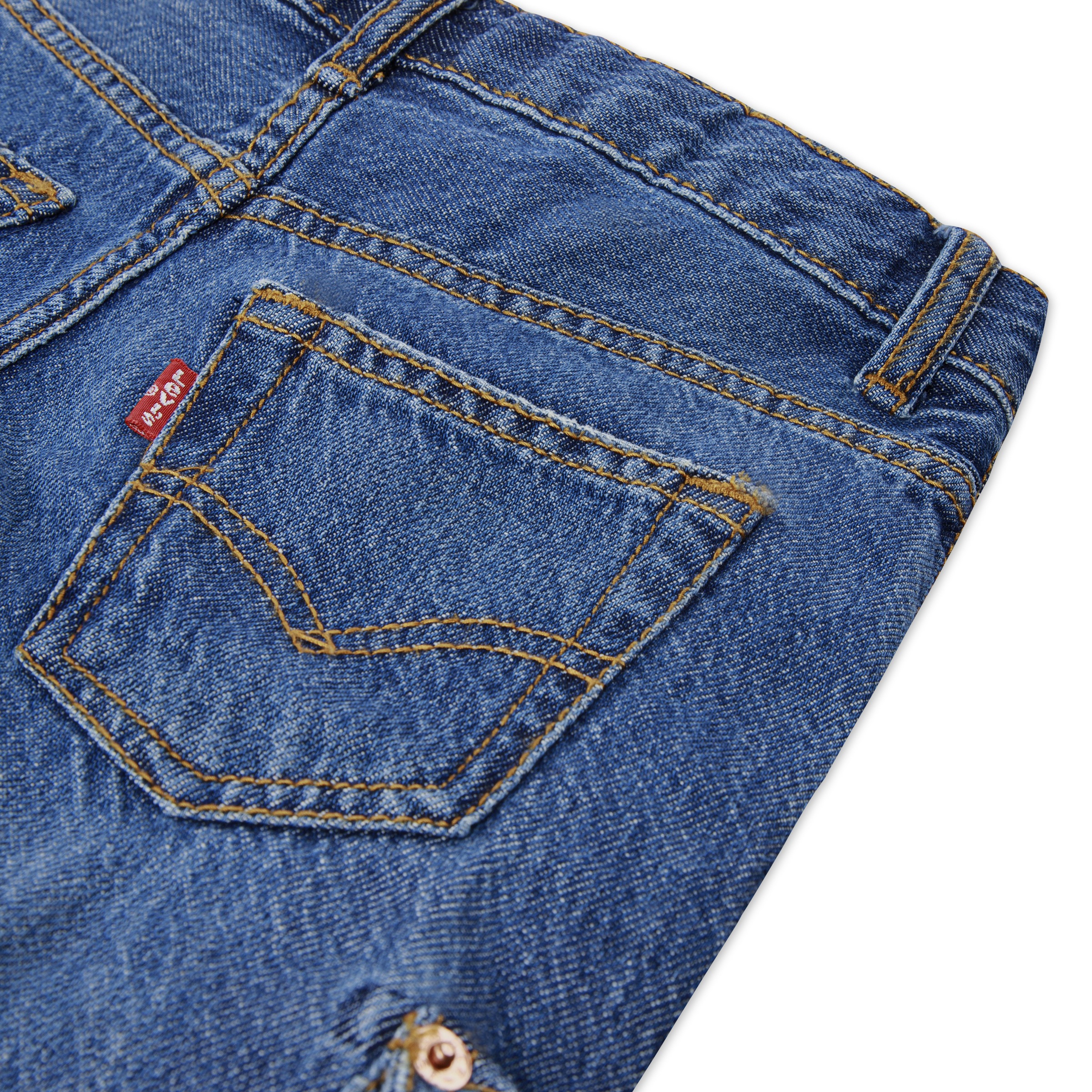 Levi's Kids Denim Cargo Shorts Tumbleweed 164 4