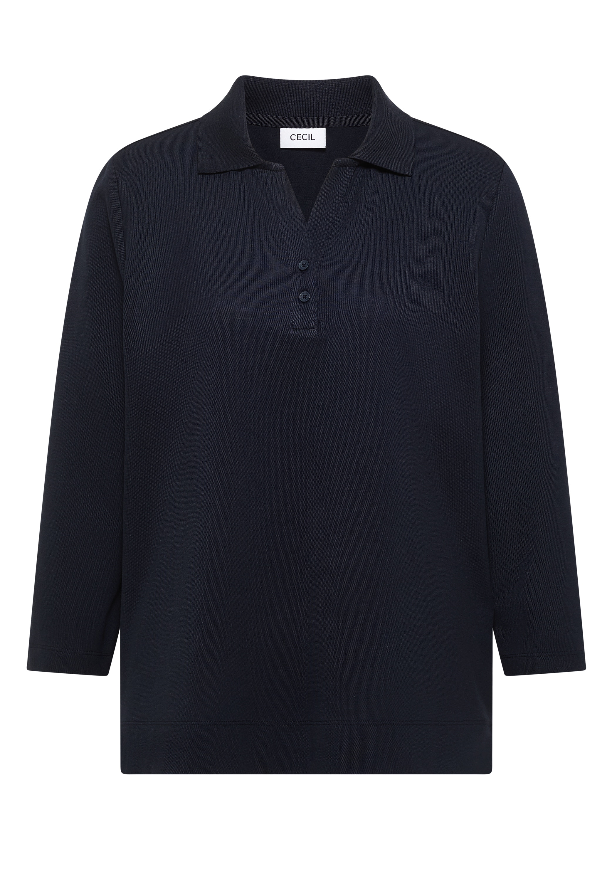 Cecil Poloshirt mit 3/4 Ärmeln