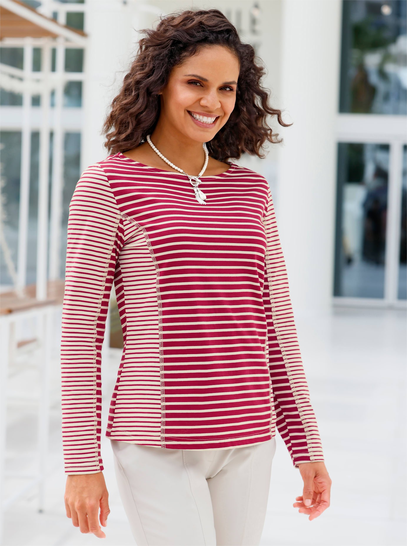 Casual Looks Langarmshirt "Shirt" 1 Stk. günstig online kaufen