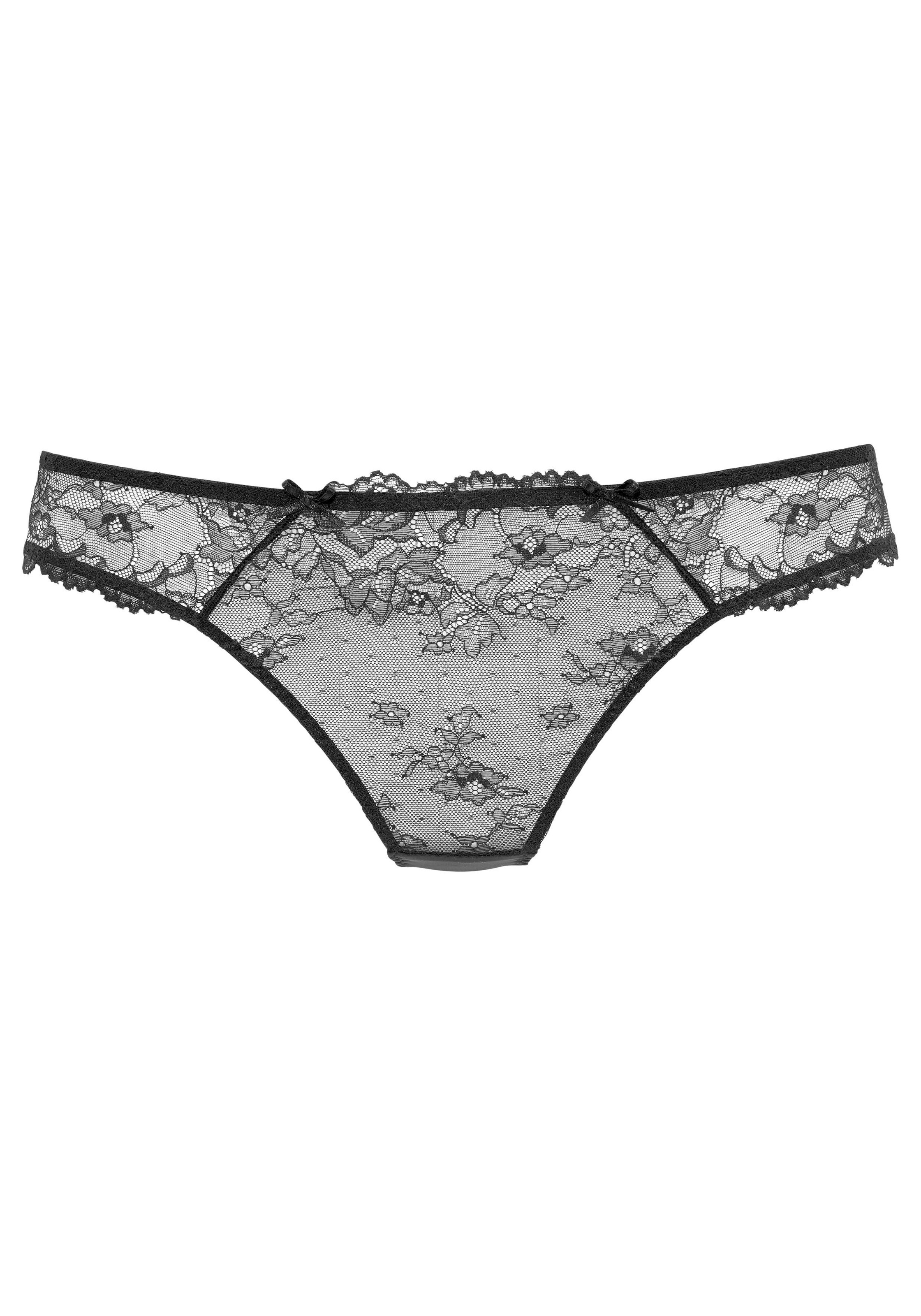 LASCANA Slip aus floraler Spitze günstig online kaufen