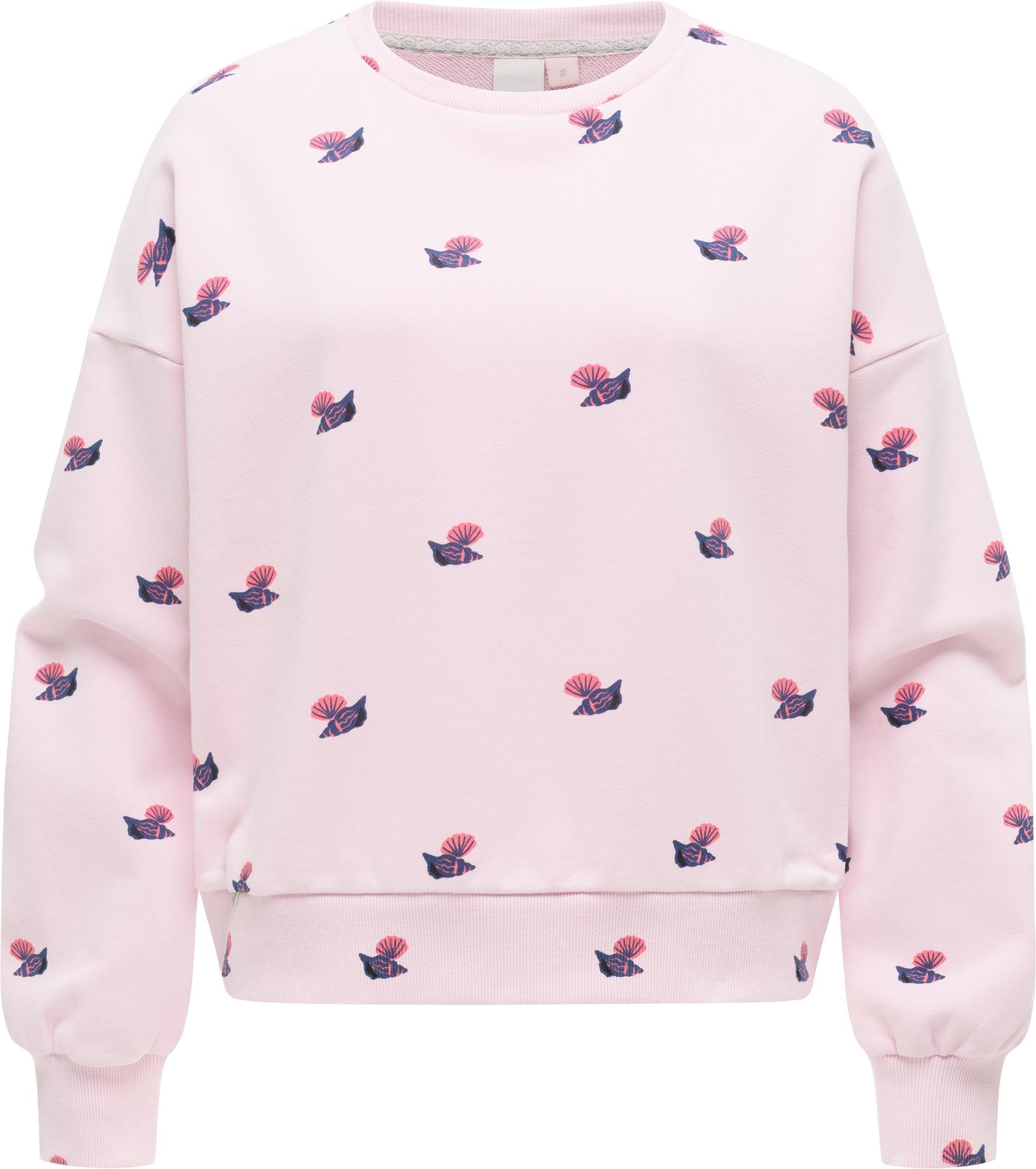 Ragwear Sweater "Wuss Shells", lässiges oversized Damen Sweatshirt mit Allover-Print