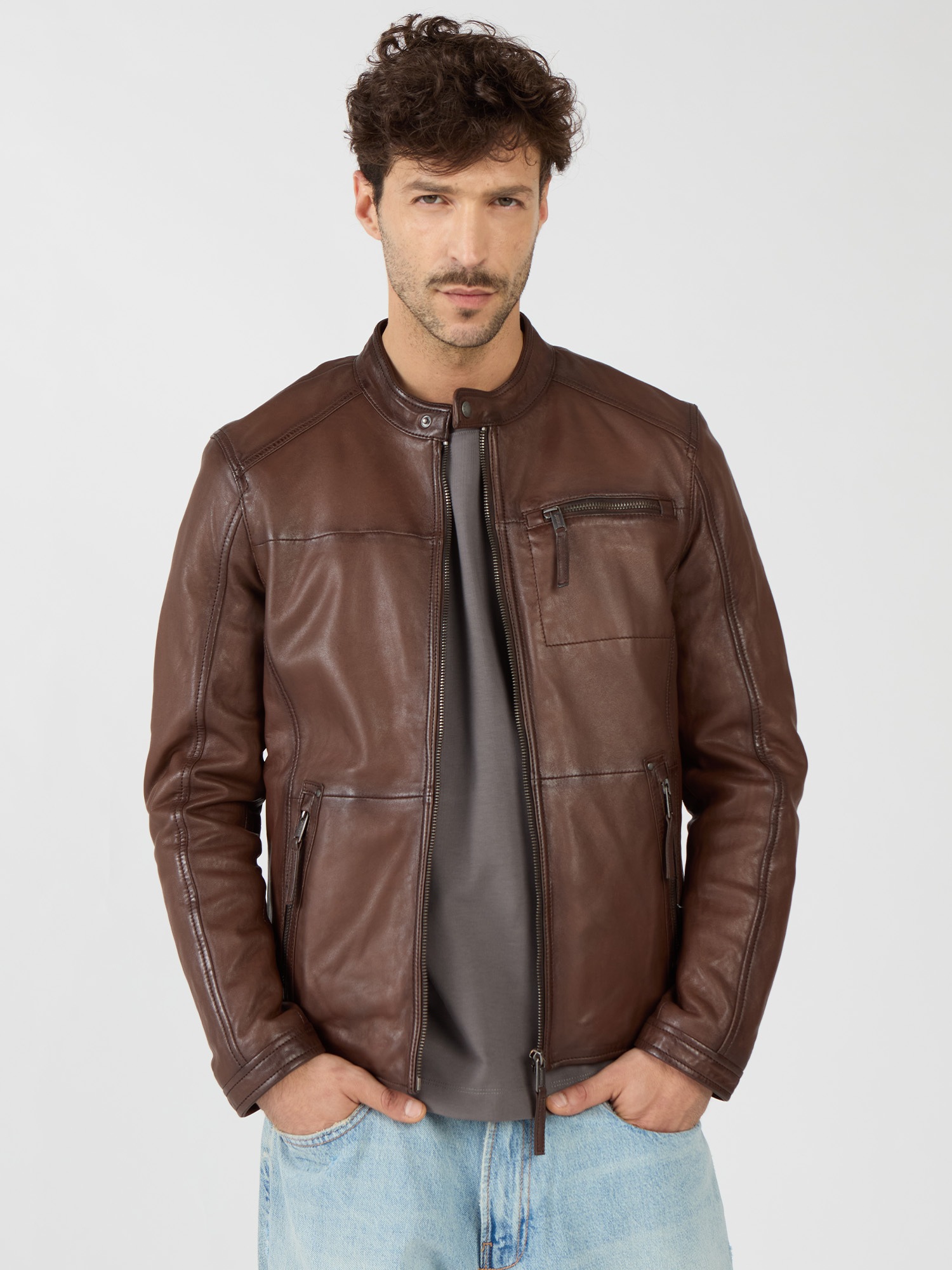 MUSTANG Lederjacke "31020238" günstig online kaufen