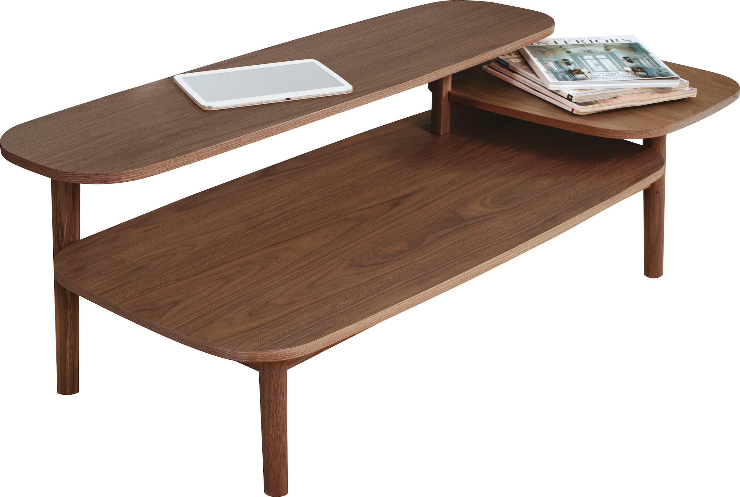 Woodman Couchtisch "Eichberg, Kafeetisch, Sofatisch, Wohnzimmertisch" mit 3 günstig online kaufen