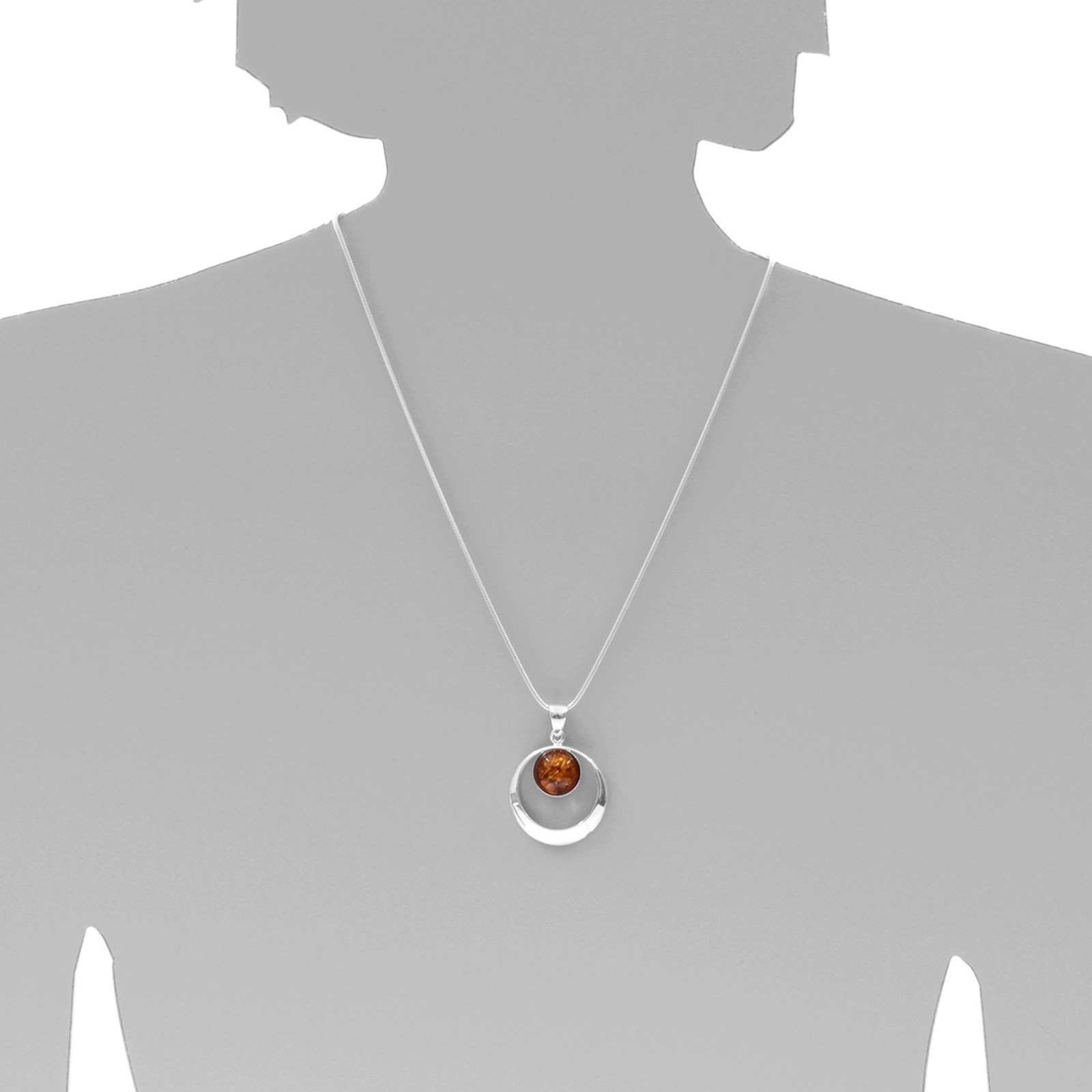 Ostsee-Schmuck Lenka Necklace Silver 45cm 2