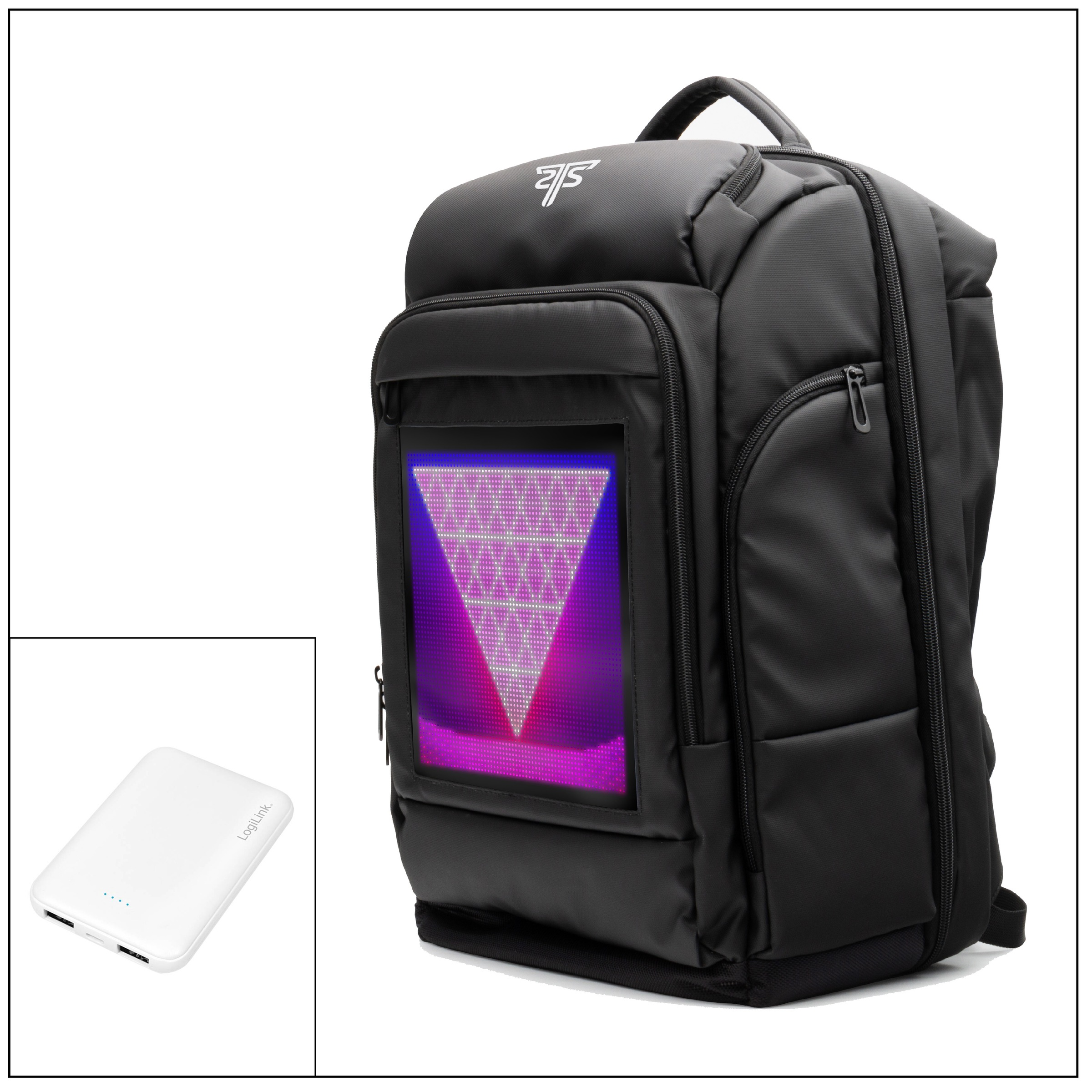 Hyrican Laptoprucksack »Striker Gaming Rucksack inklusive 5000 mAh Powerbank (LiPo)«