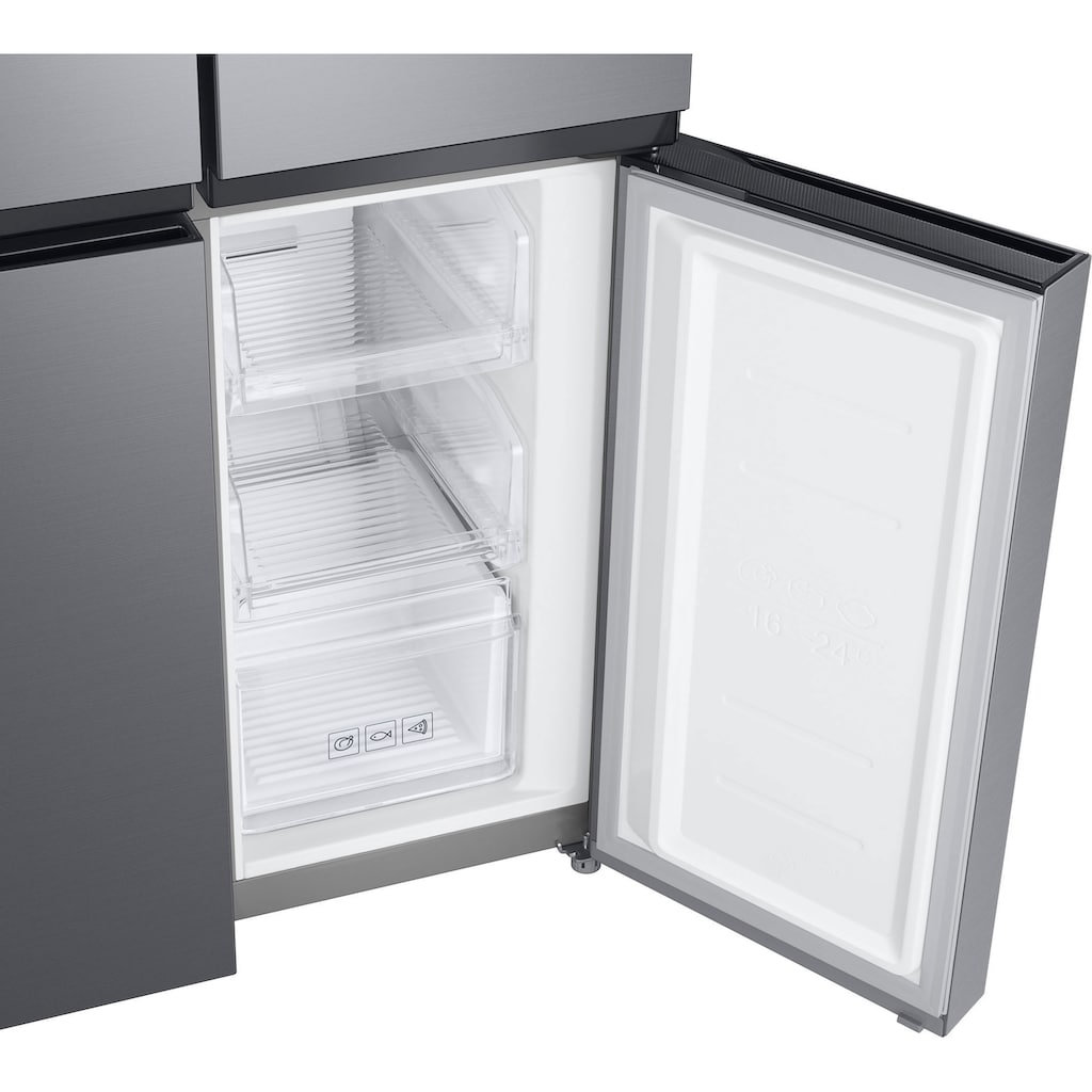 Samsung French Door »RF48A400E«, RF48A400EM9, 179,3 cm hoch, 83,3 cm breit