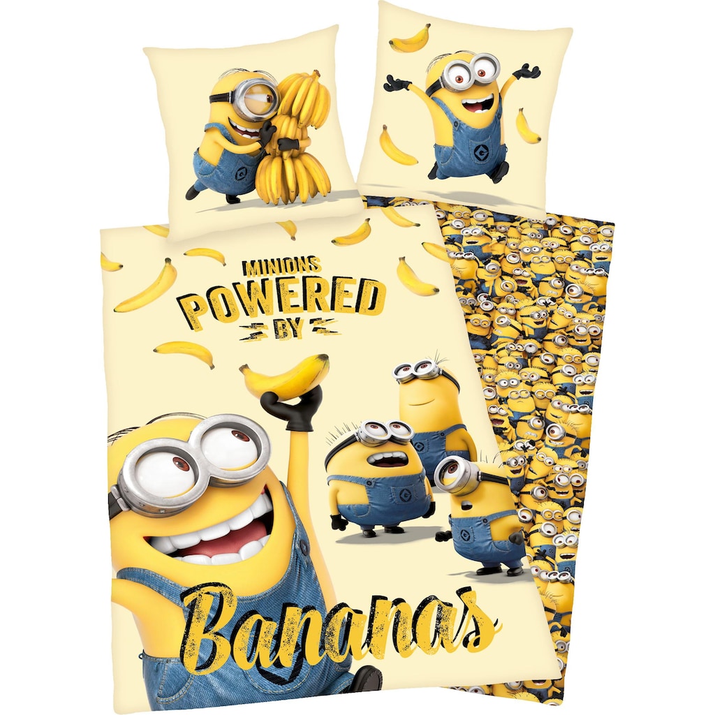 Minions Kinderbettwäsche »Minions«, (2 tlg.)