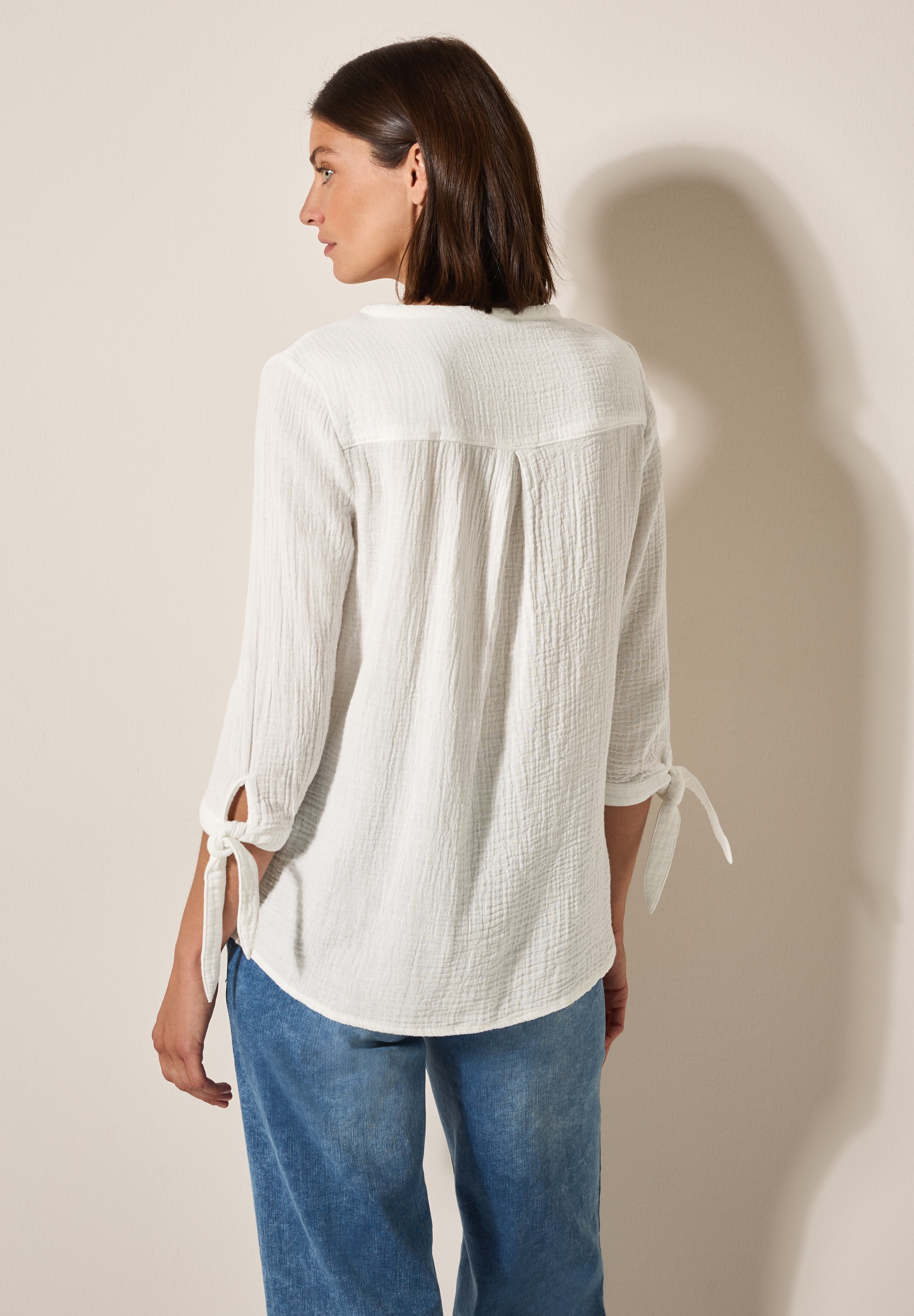 Cecil Klassische Bluse aus reiner Baumwolle günstig online kaufen