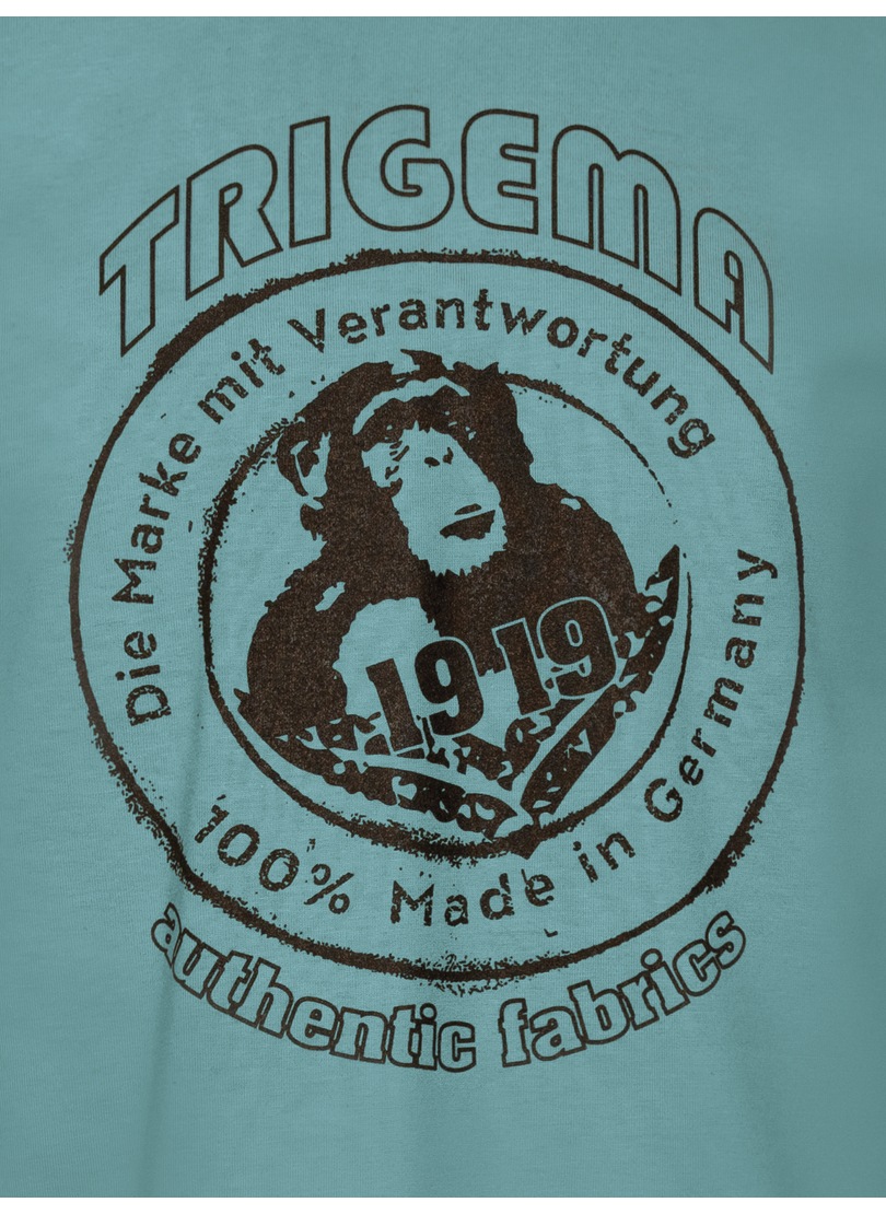 Trigema T-Shirt »TRIGEMA T-Shirt mit großem Printmotiv "TRIGEMA 1919"«, (1 tlg.)