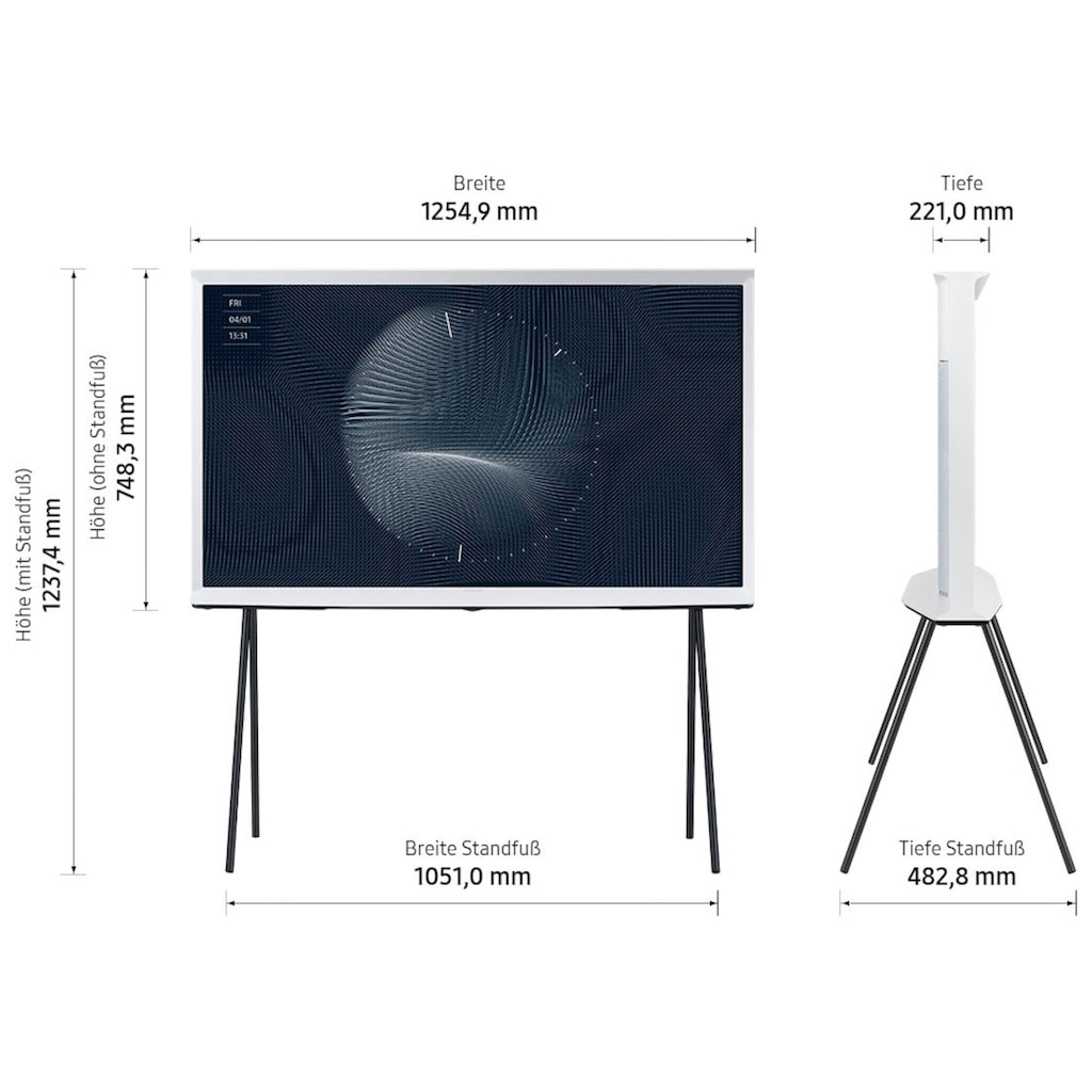 Samsung LED-Fernseher, 138 cm/55 Zoll, Smart-TV-Google TV