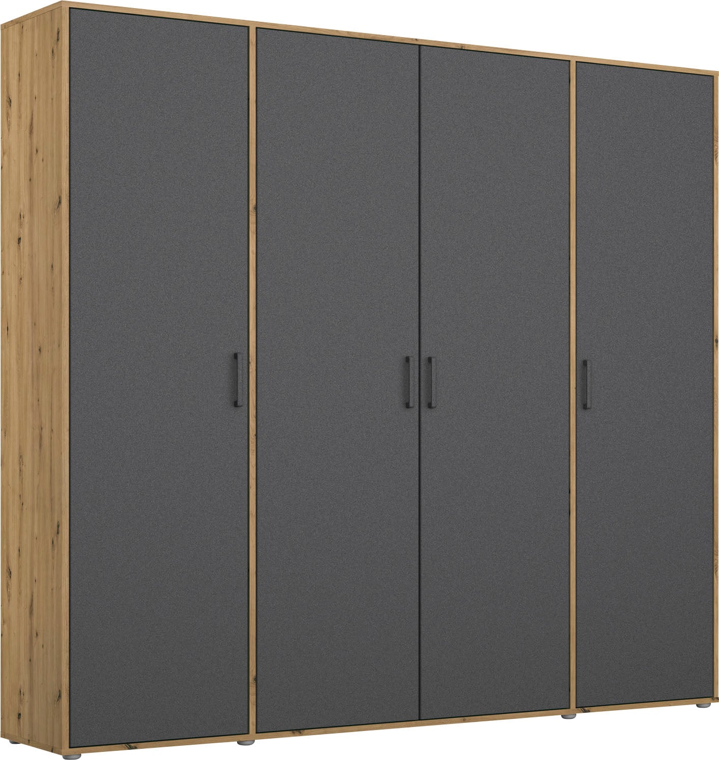 rauch Kleiderschrank "VOYAGER Garderobe Wäscheschrank Schlafzimmer" in 3 verschiedenen Ausstattungen BASIC/CLASSIC/PREMIUM, mit 2 modernen Griffvarianten, viel Stauraum MADE IN GERMANY